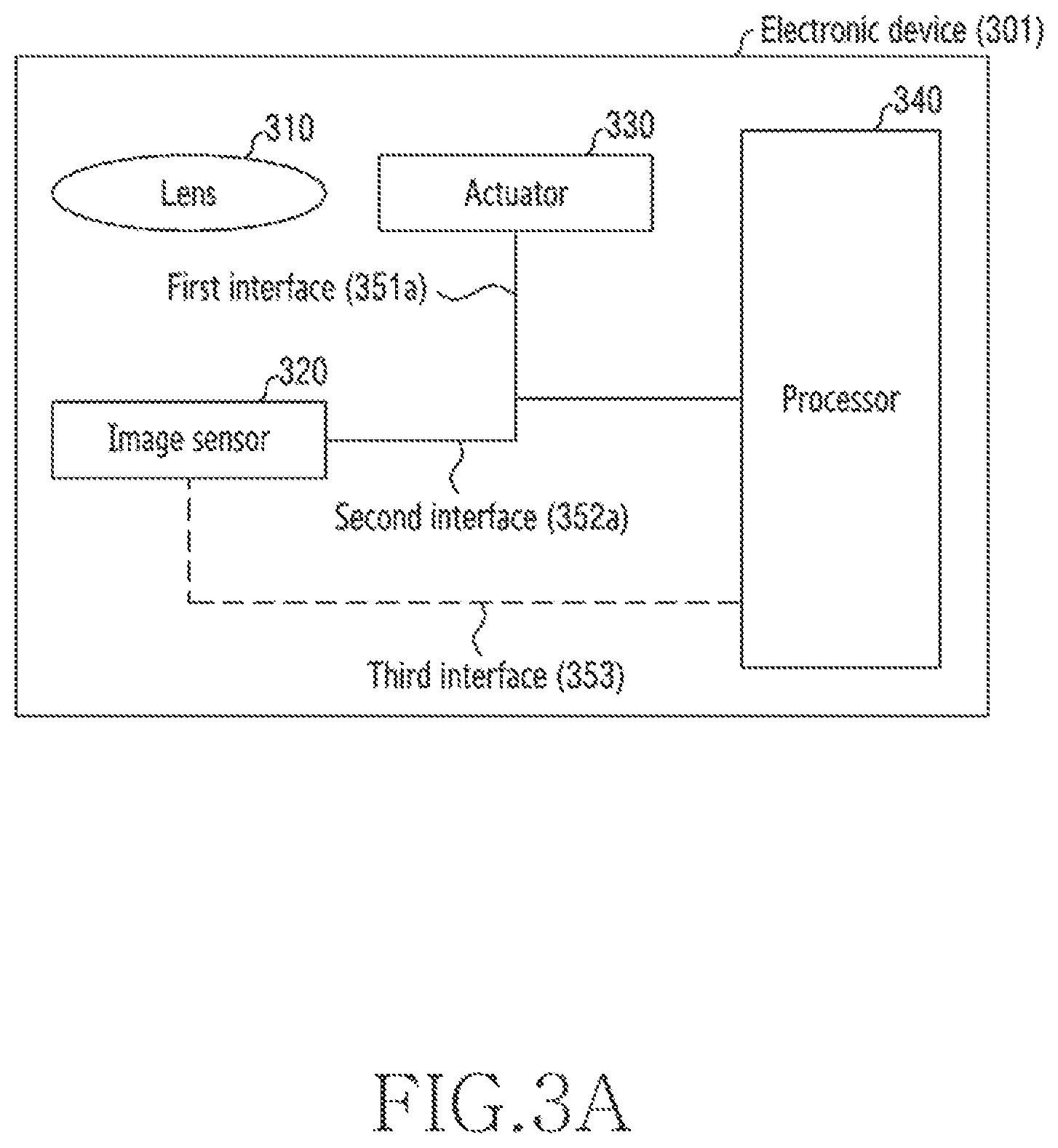 Patent US12306395 Figure 3 – Electronic device synchronizing lens driving information and images