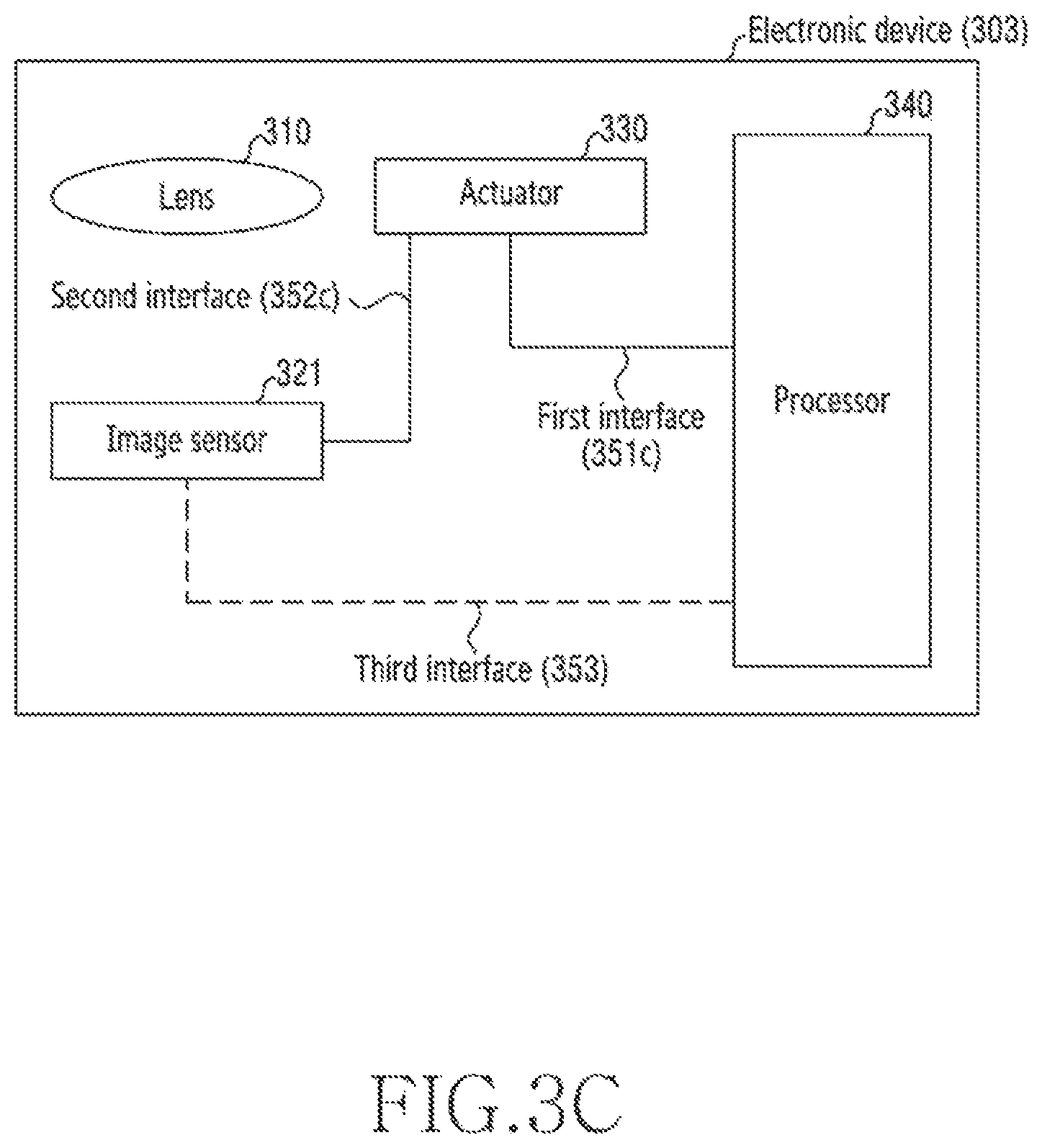 Patent US12306395 Figure 5 – Electronic device synchronizing lens driving information and images