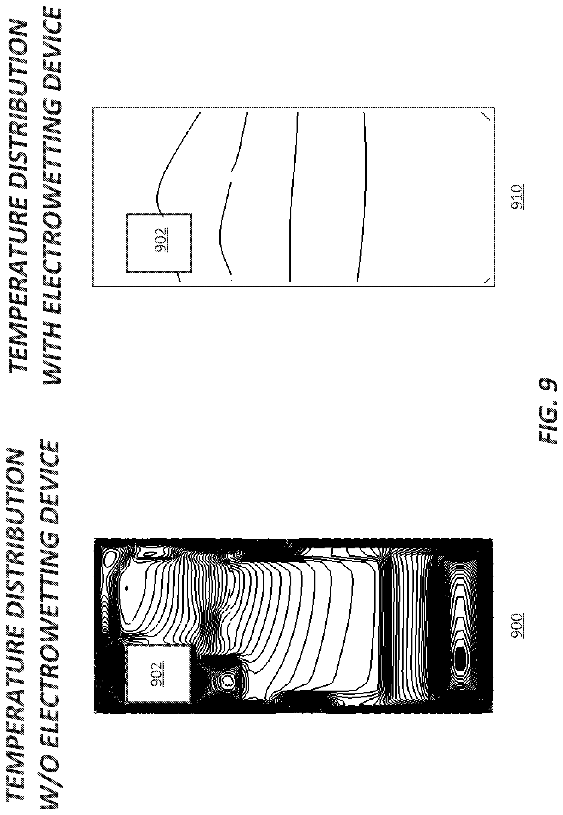 Patent US12306396 Figure 8 – Electronic device comprising an electrowetting device