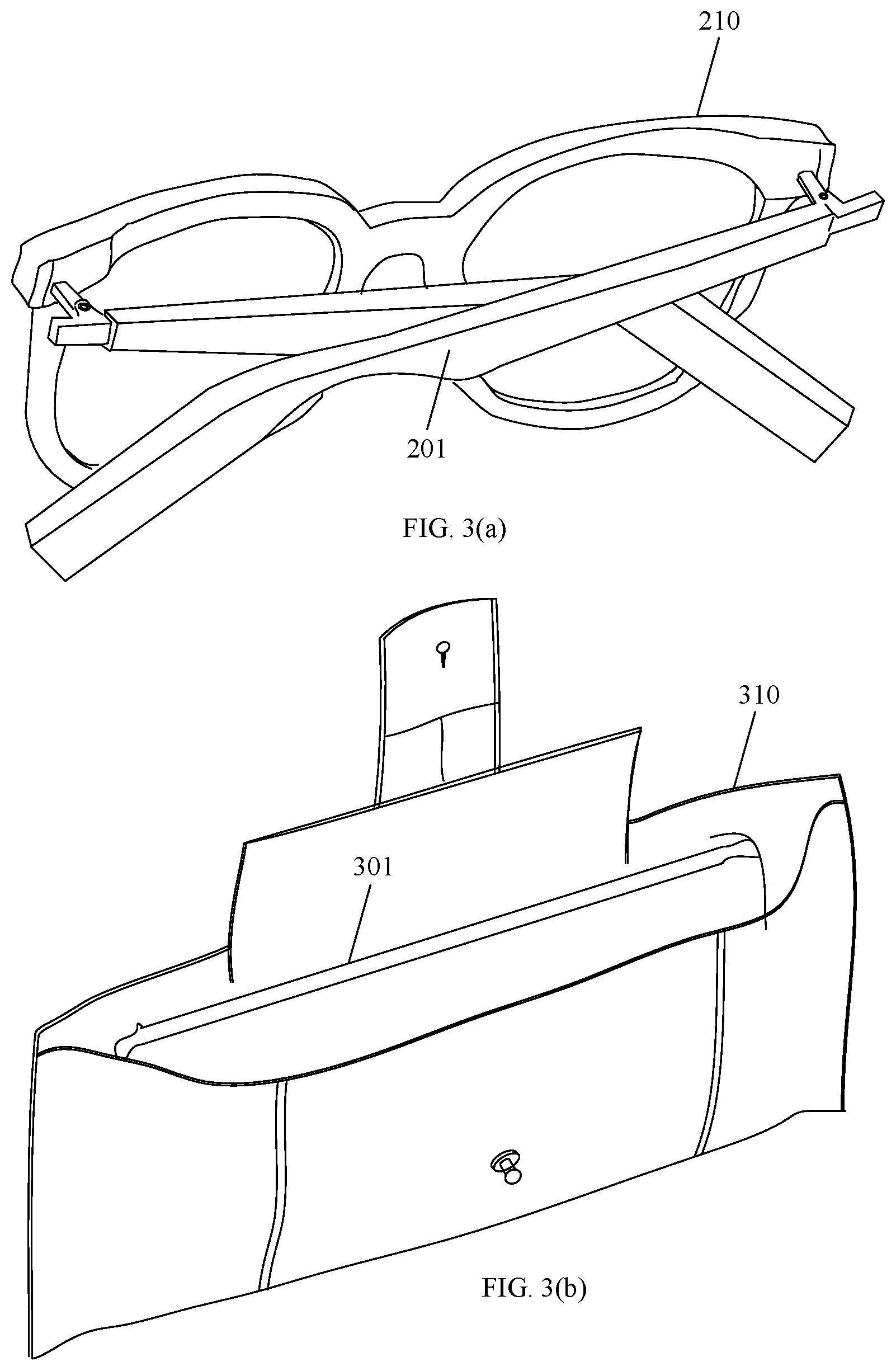 Patent US12306400 Figure 2 – Glasses having wireless charging receiver circuit, glasses case for glasses, and system