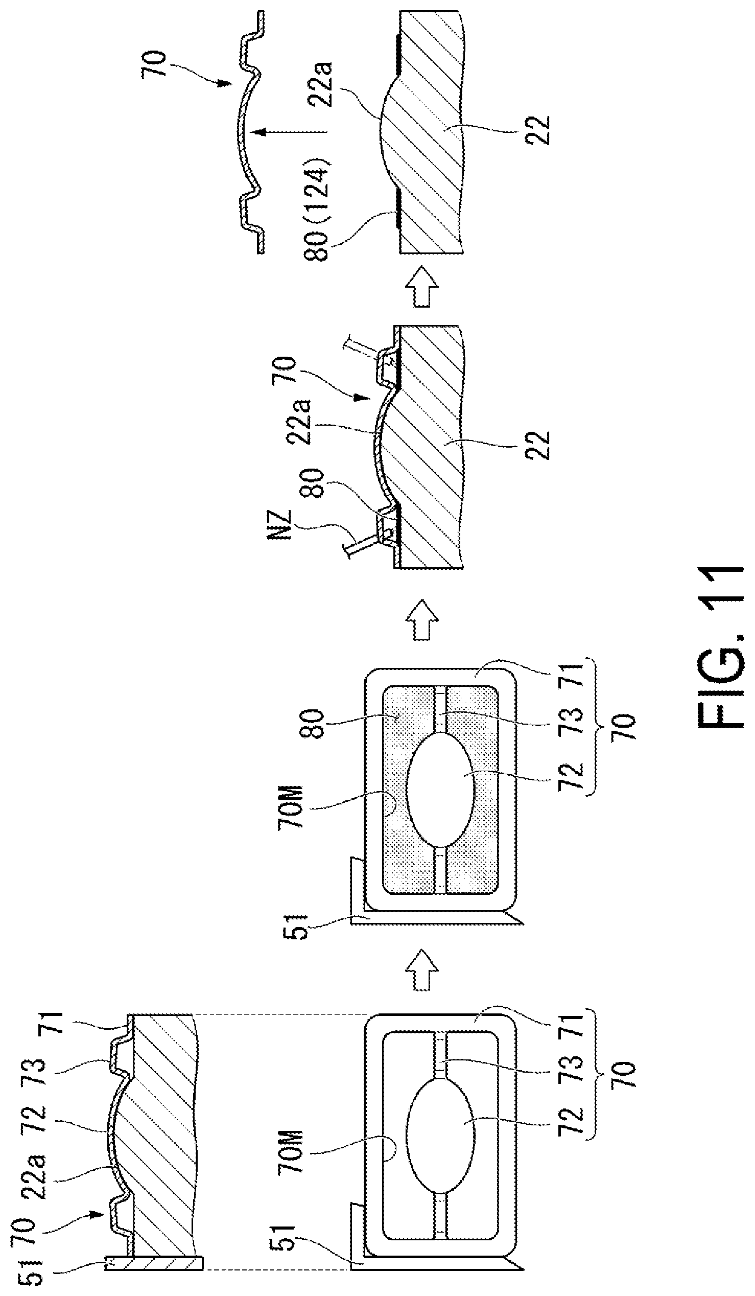 Patent US12306401 Figure 9 – Display module having light-shielding portions with apertures having different shapes, virtual display apparatus, and manufacturing method for light-guiding optical device