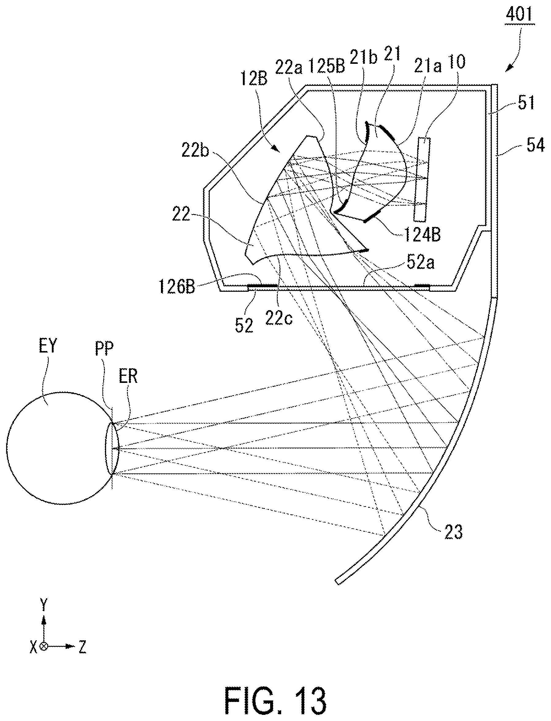 Patent US12306401 Figure 11 – Display module having light-shielding portions with apertures having different shapes, virtual display apparatus, and manufacturing method for light-guiding optical device
