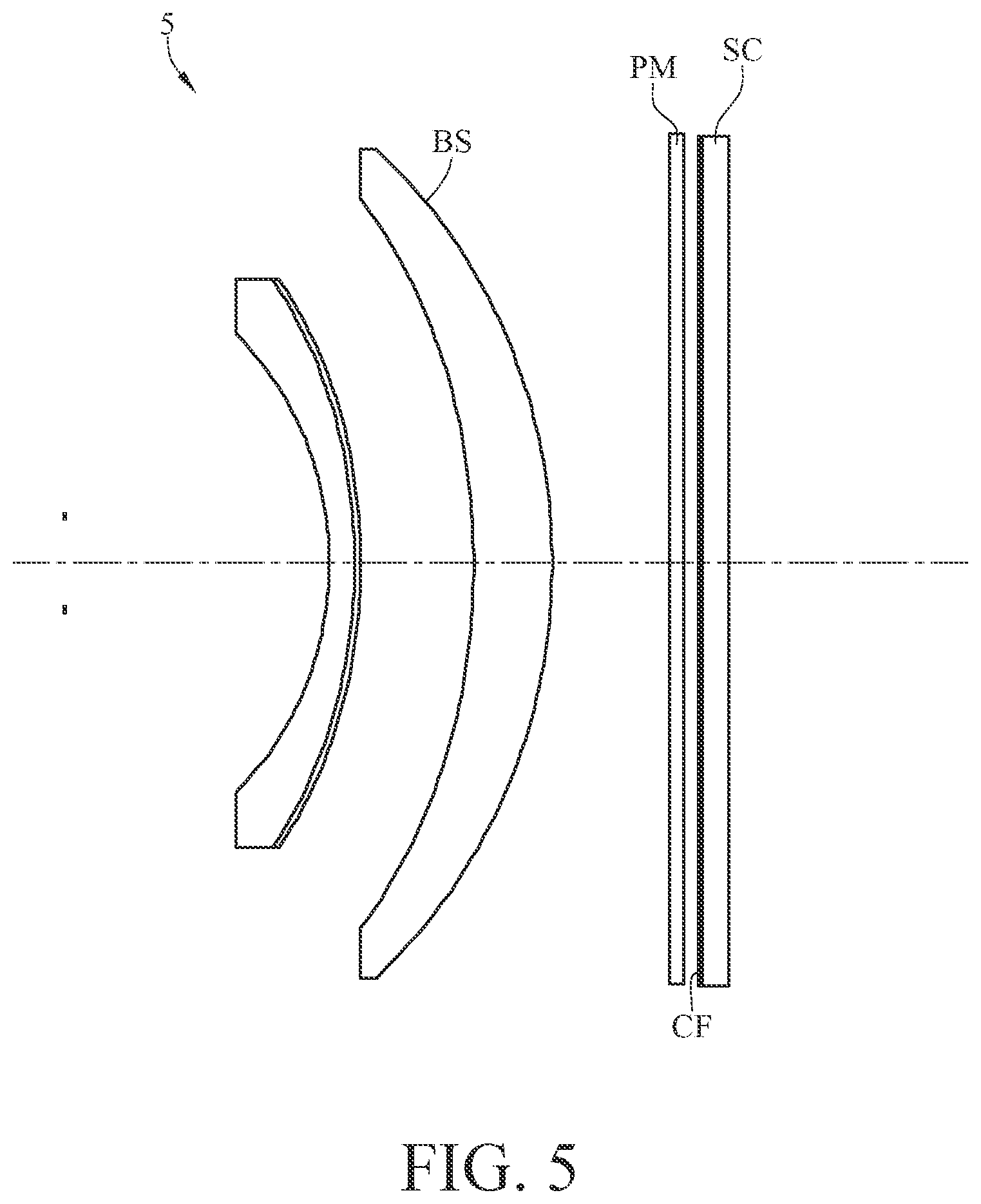 Patent US12306402 Figure 5 – Optical system and head-mounted device