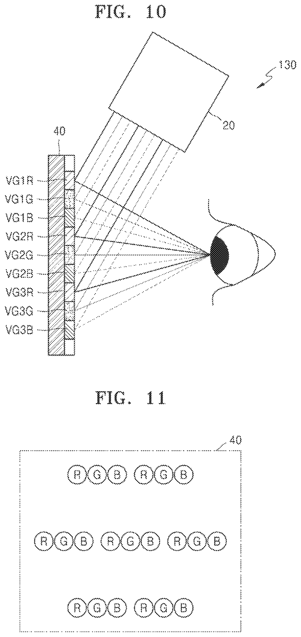 Patent US12306410 Figure 11 – Display apparatus including volume grating based combiner