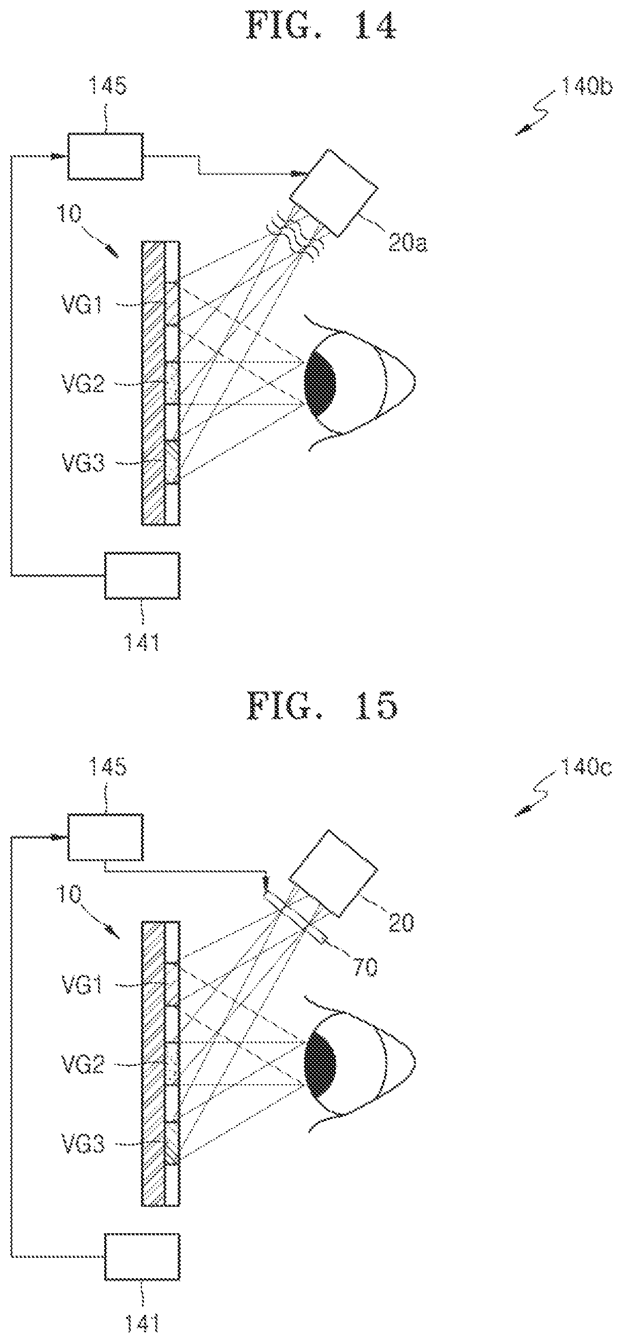 Patent US12306410 Figure 13 – Display apparatus including volume grating based combiner