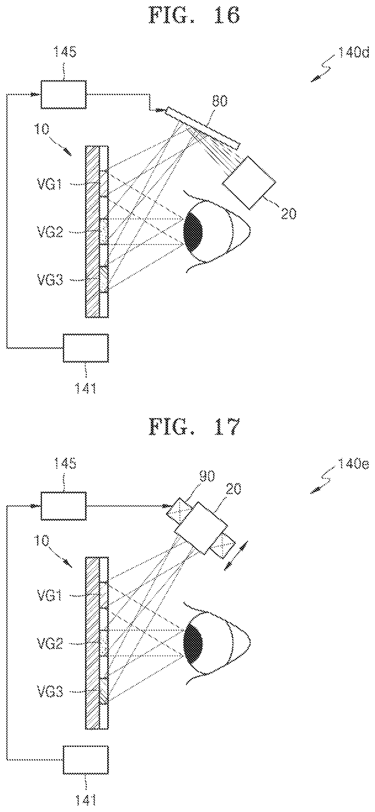 Patent US12306410 Figure 14 – Display apparatus including volume grating based combiner