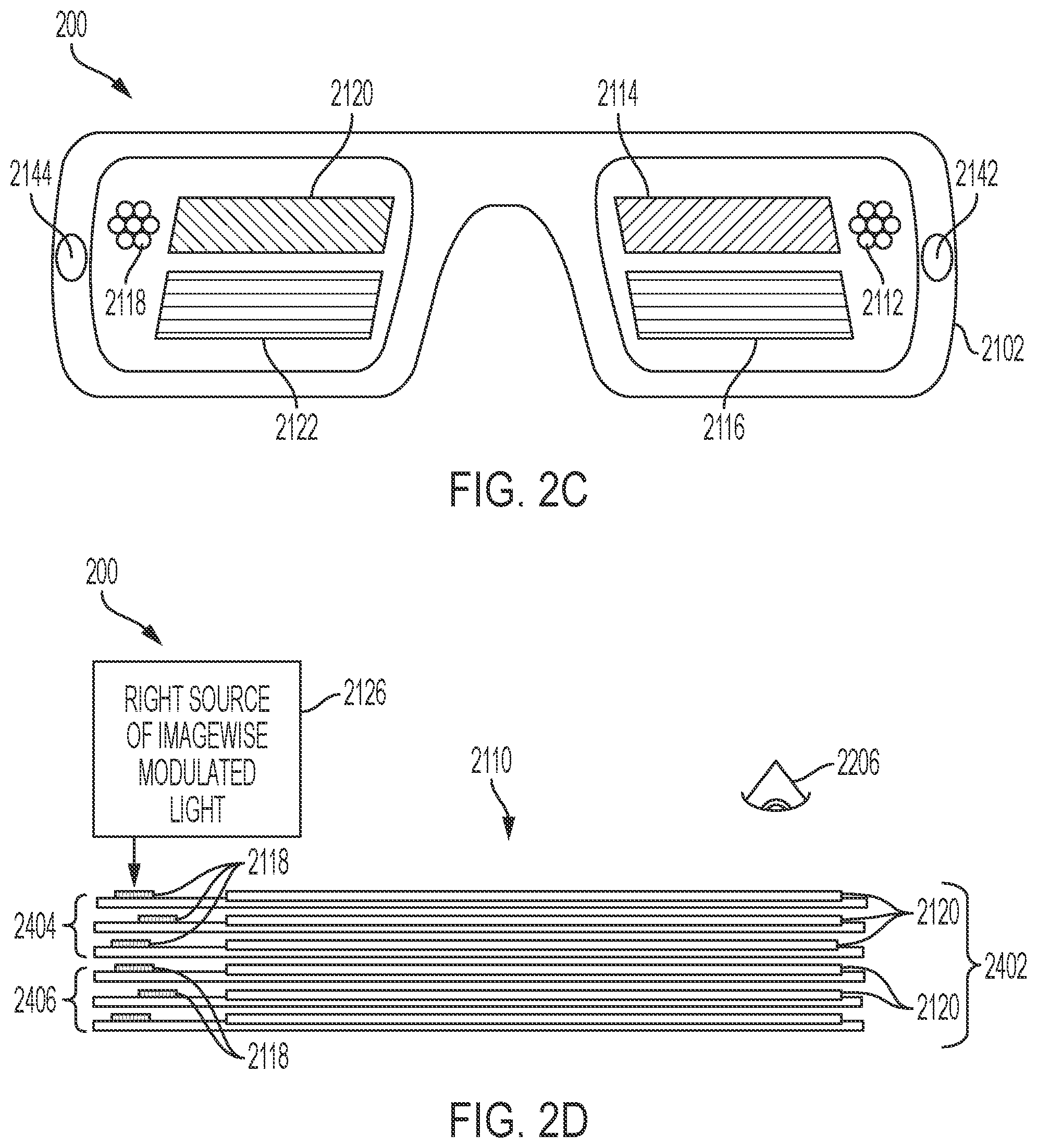 Patent US12306413 Figure 6 – Athermalization concepts for polymer eyepieces used in augmented reality or mixed reality devices