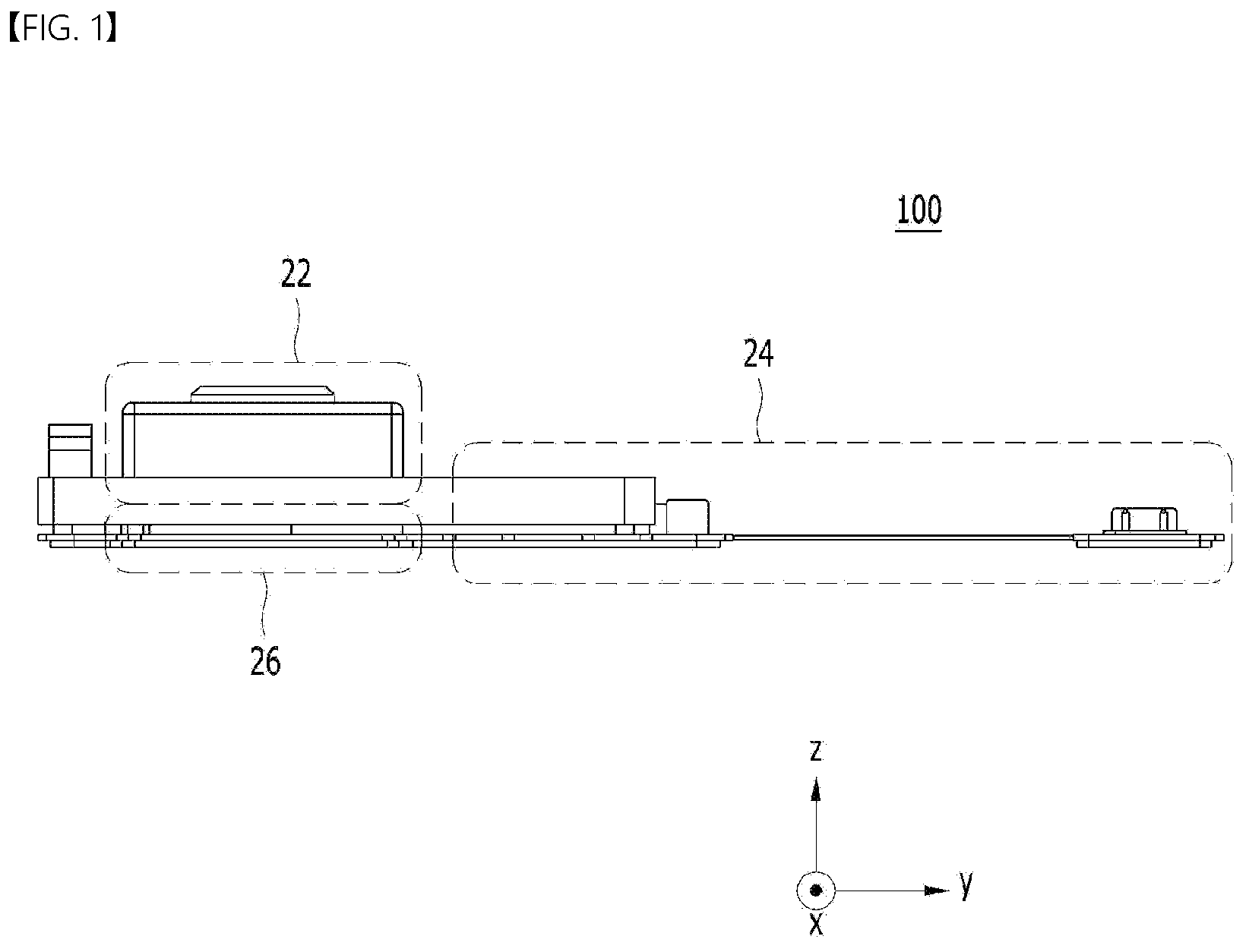 Patent US12306420 Figure 1 – Liquid lens, camera module and optical device including the same