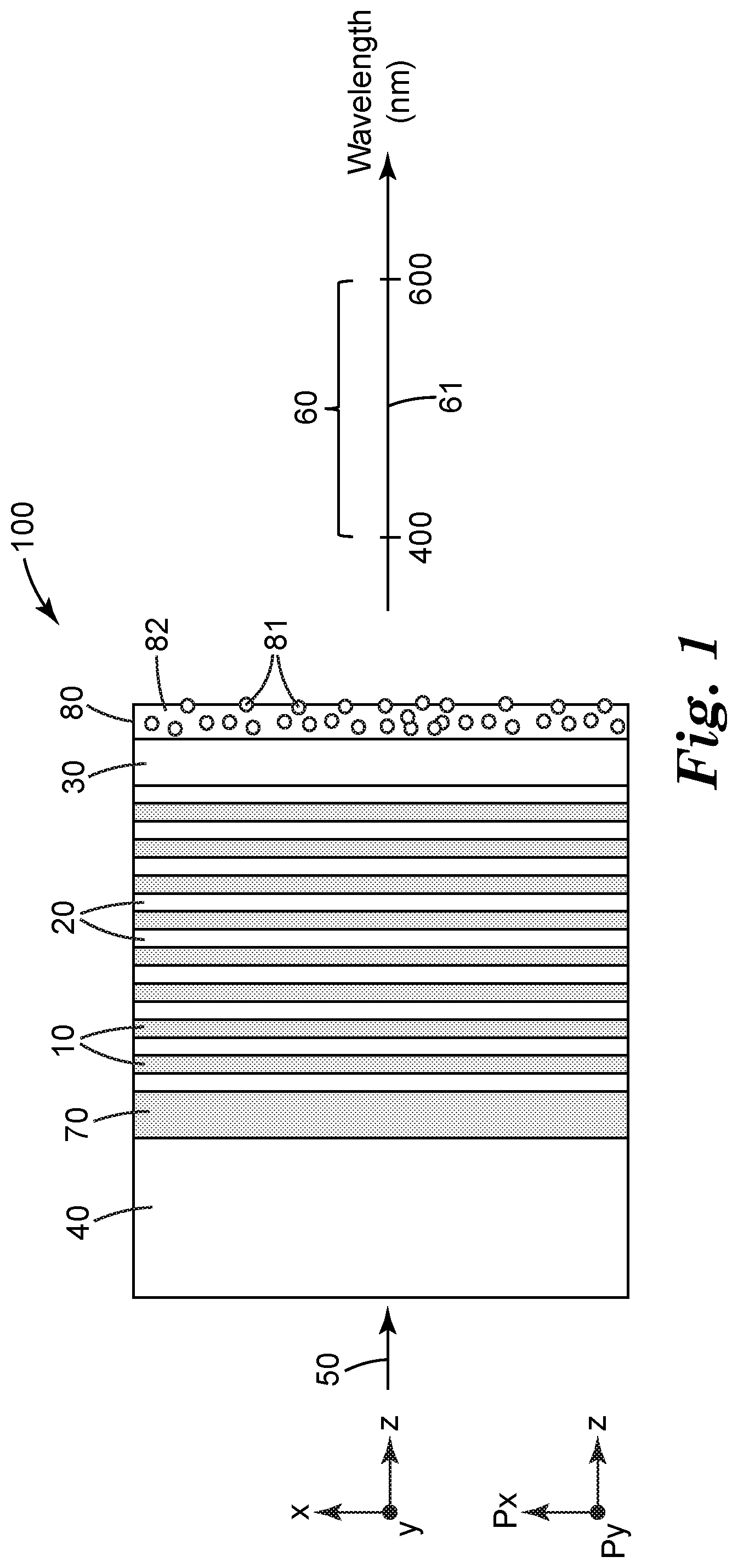 Patent US12306425 Figure 1 – Polarizer film