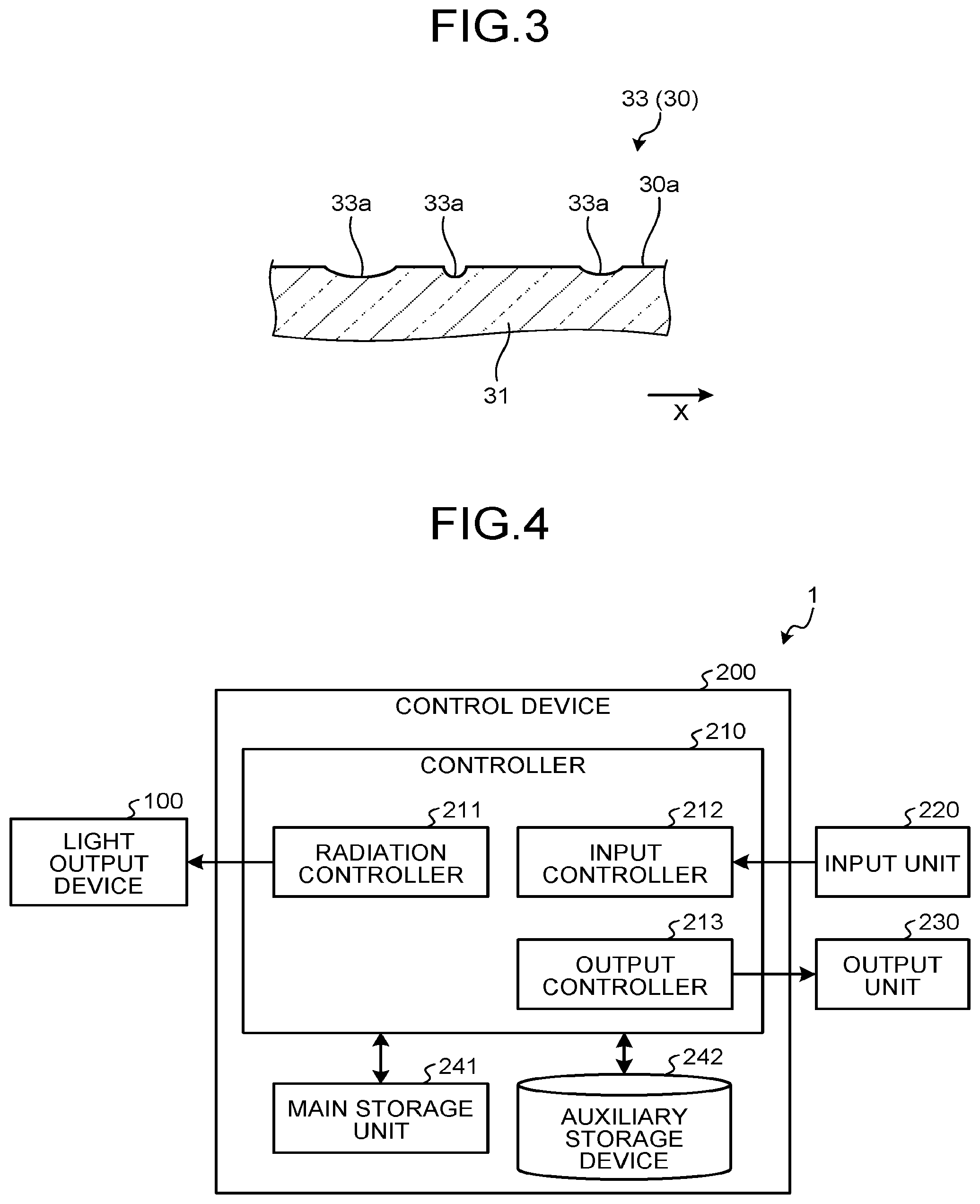 Patent US12306426 Figure 2 – Radiation probe with radial scatter regions with various intensities
