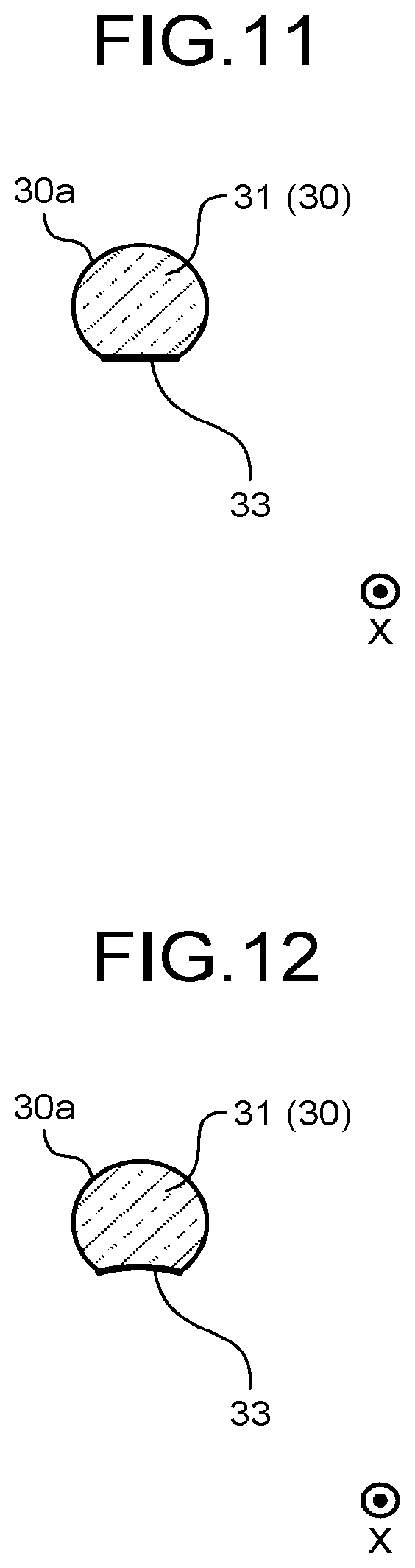 Patent US12306426 Figure 6 – Radiation probe with radial scatter regions with various intensities