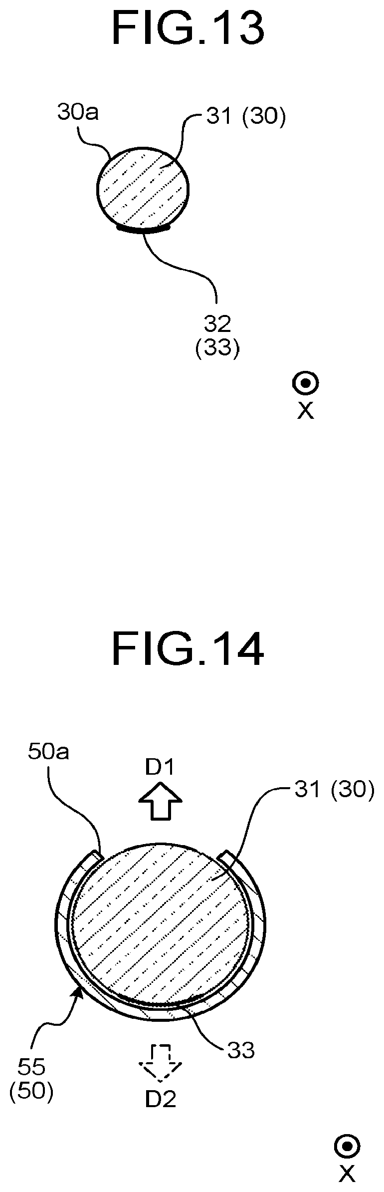 Patent US12306426 Figure 7 – Radiation probe with radial scatter regions with various intensities