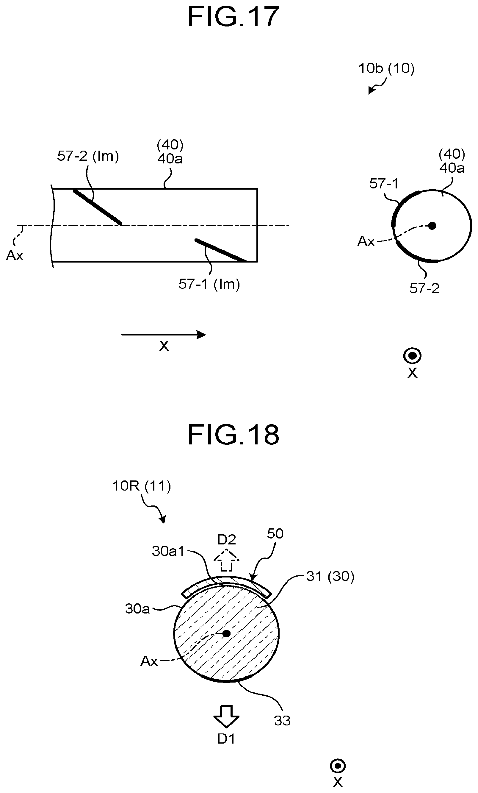 Patent US12306426 Figure 9 – Radiation probe with radial scatter regions with various intensities