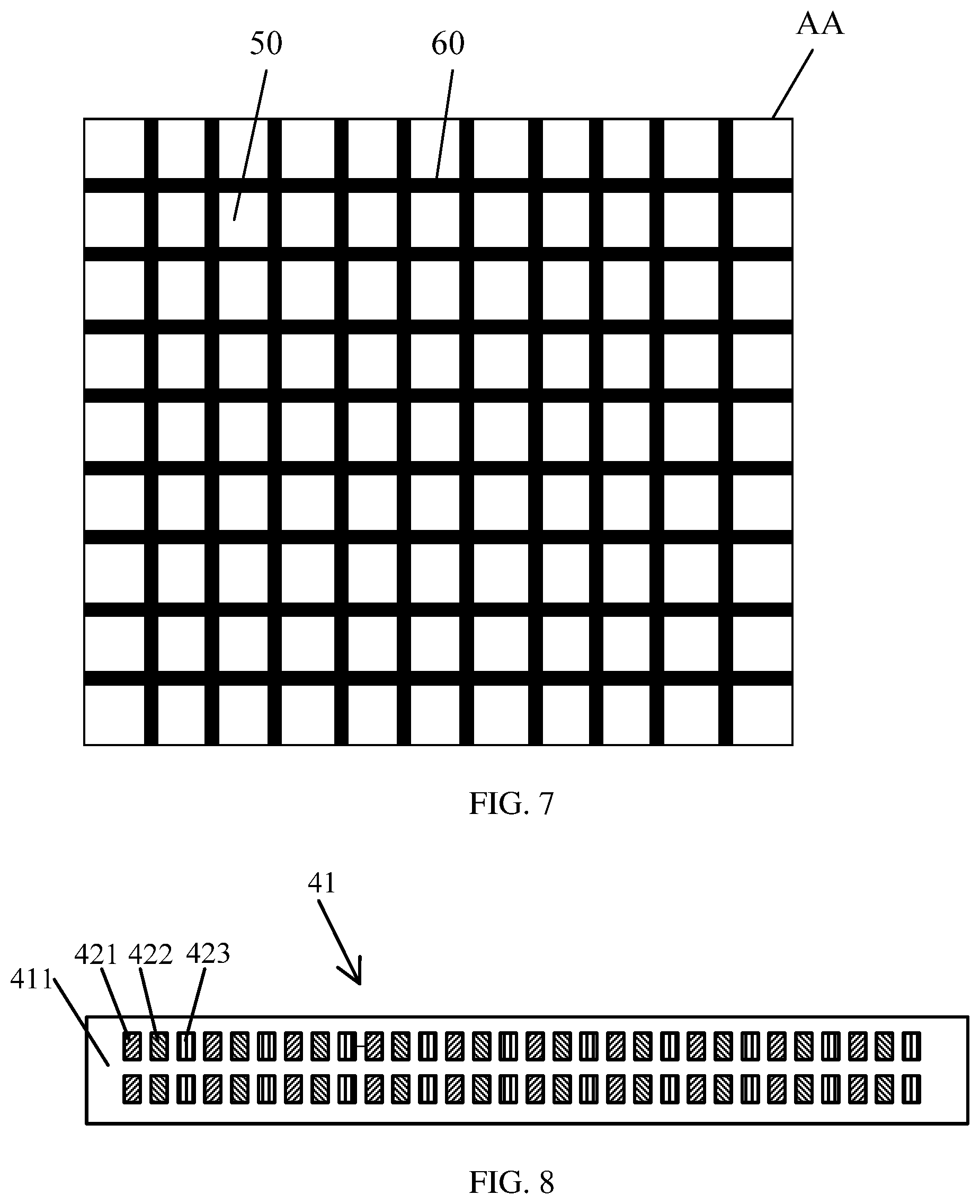 Patent US12306428 Figure 7 – Transparent display panel and electronic device