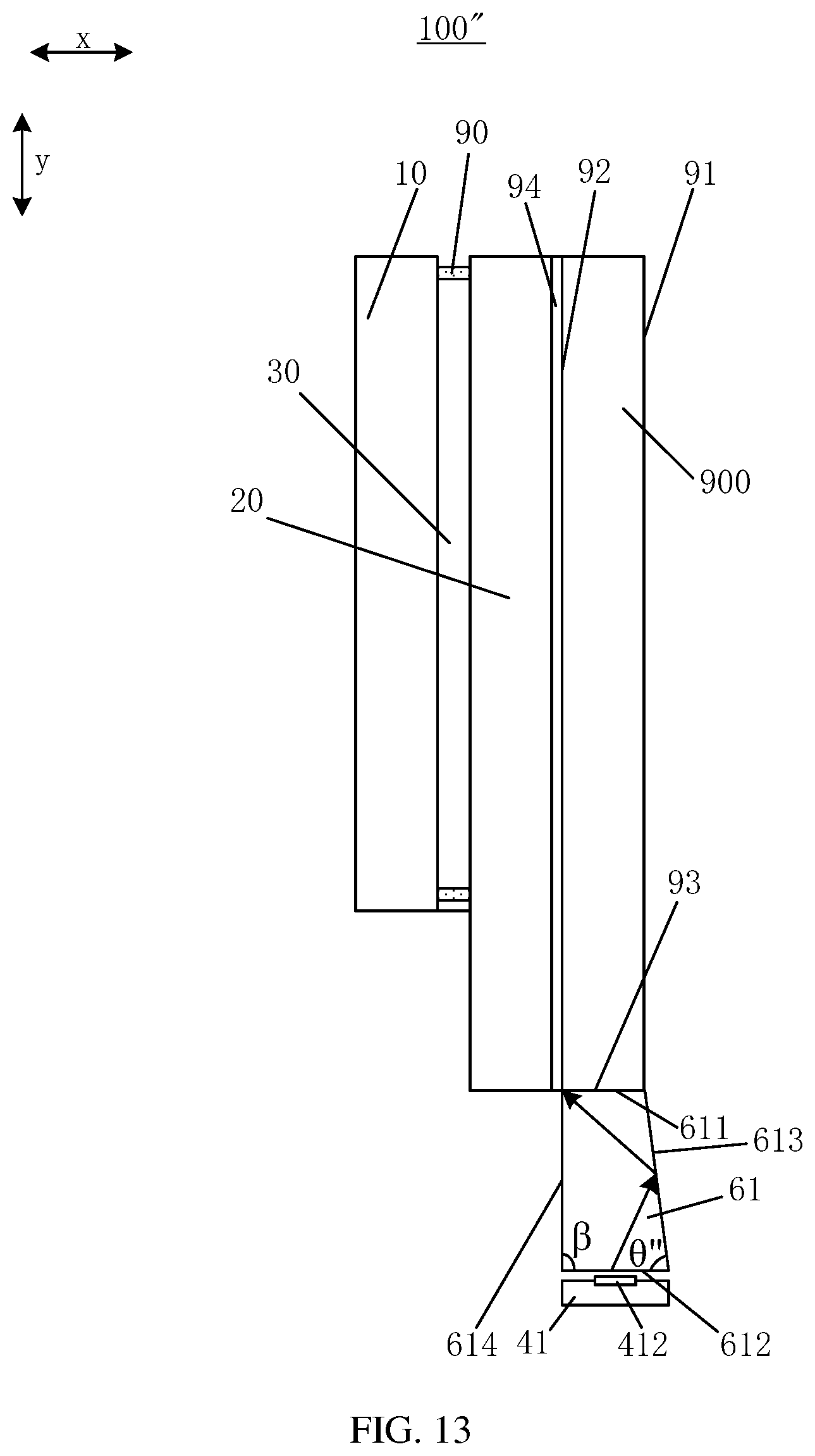 Patent US12306428 Figure 12 – Transparent display panel and electronic device