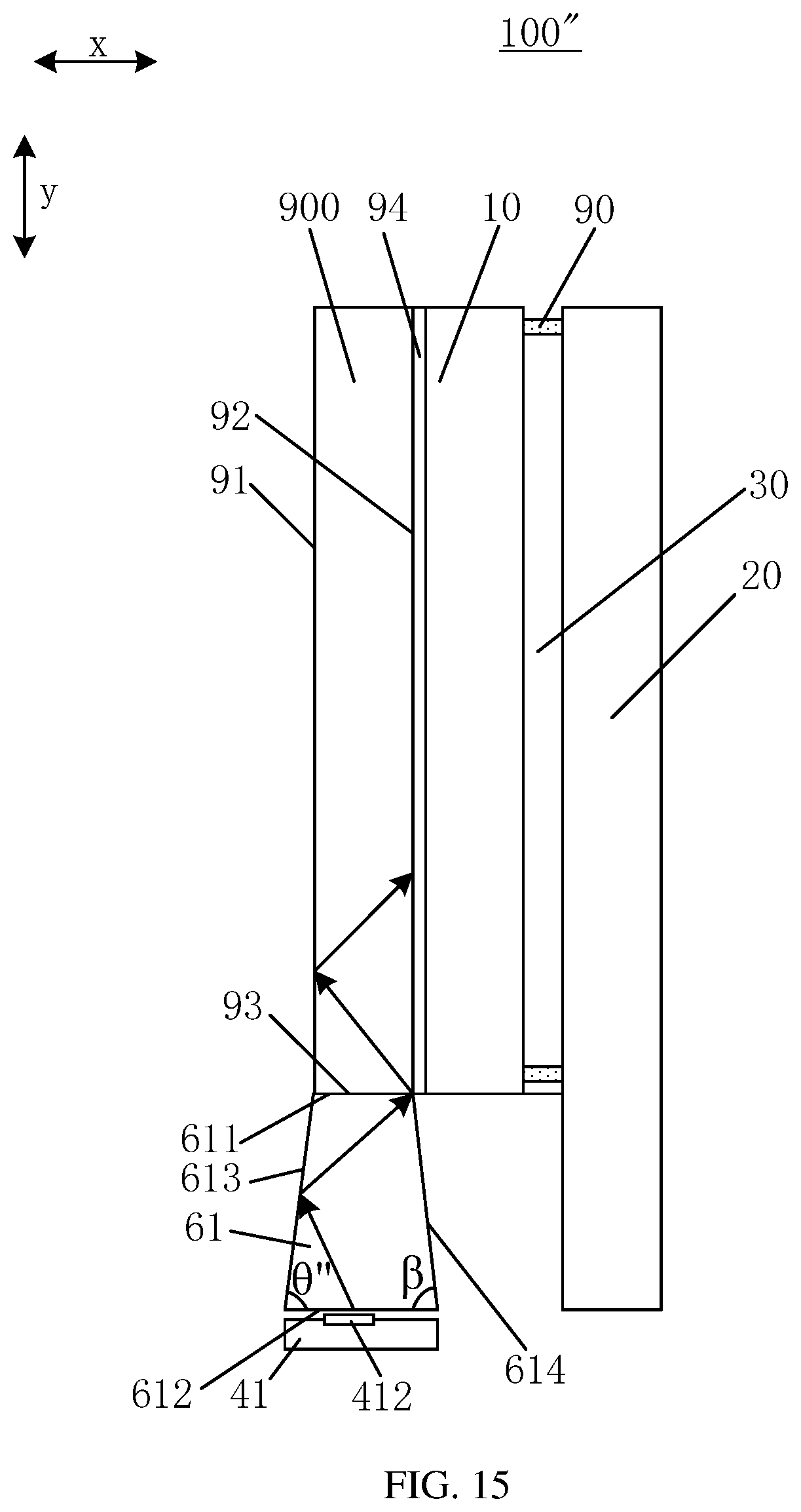 Patent US12306428 Figure 14 – Transparent display panel and electronic device
