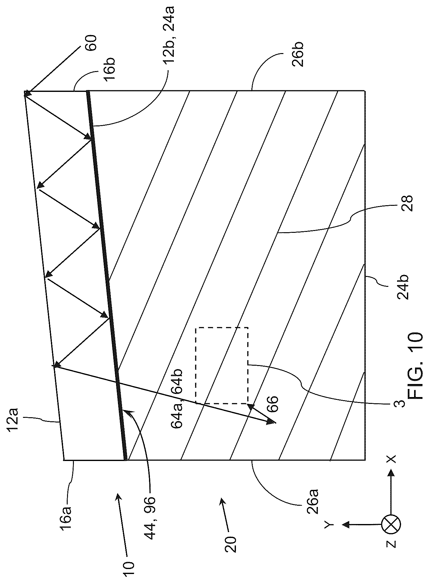 Patent US12306429 Figure 9 – Optical aperture multipliers having a rectangular waveguide