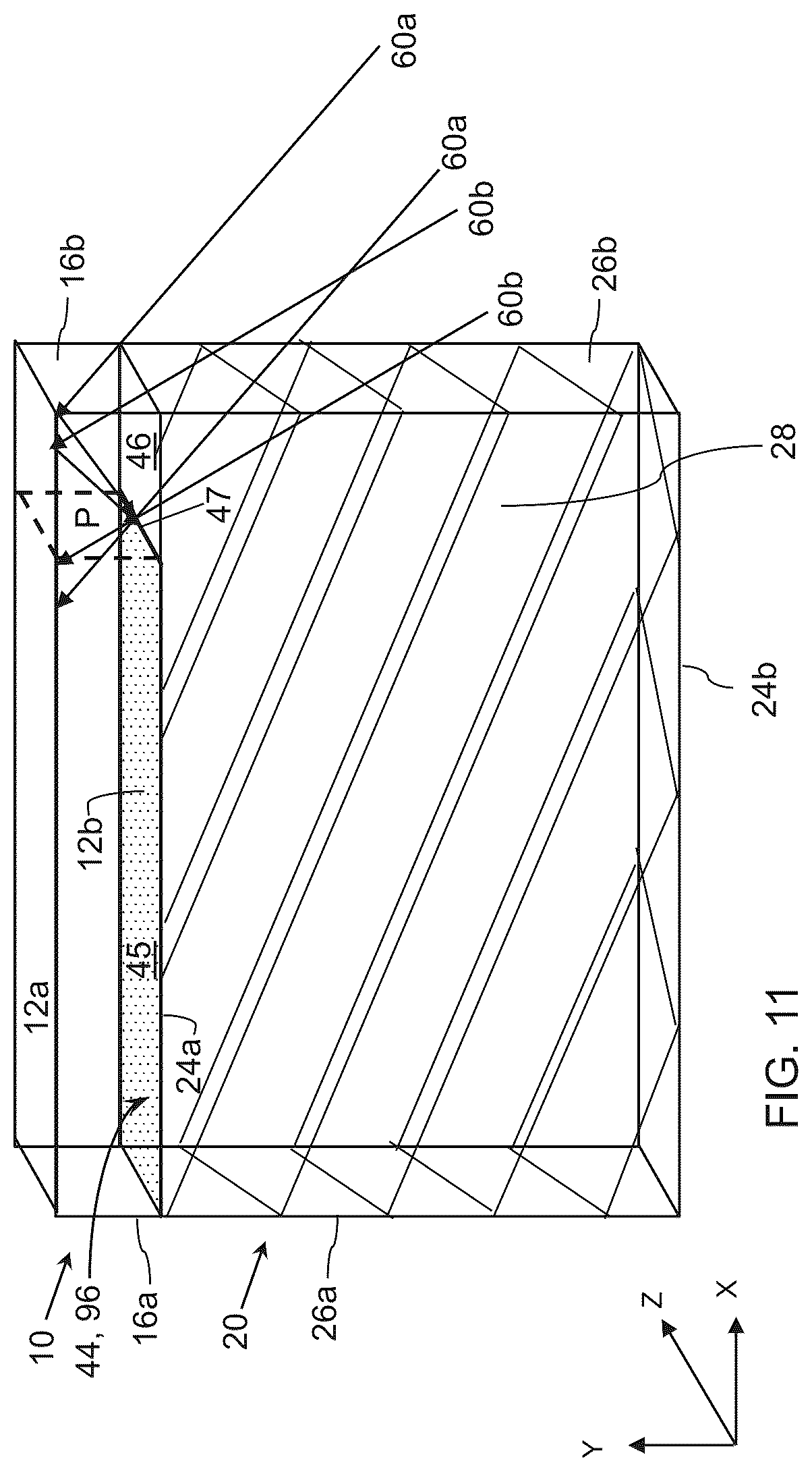 Patent US12306429 Figure 10 – Optical aperture multipliers having a rectangular waveguide