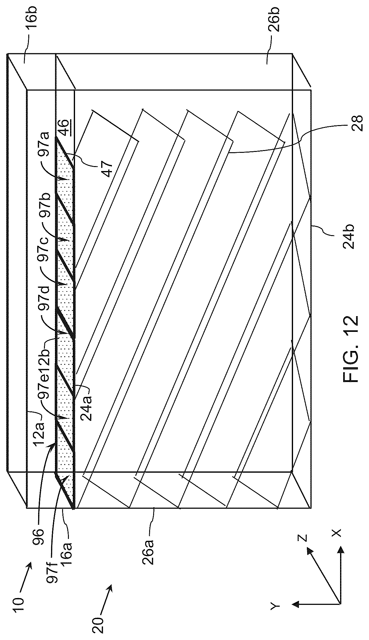Patent US12306429 Figure 11 – Optical aperture multipliers having a rectangular waveguide