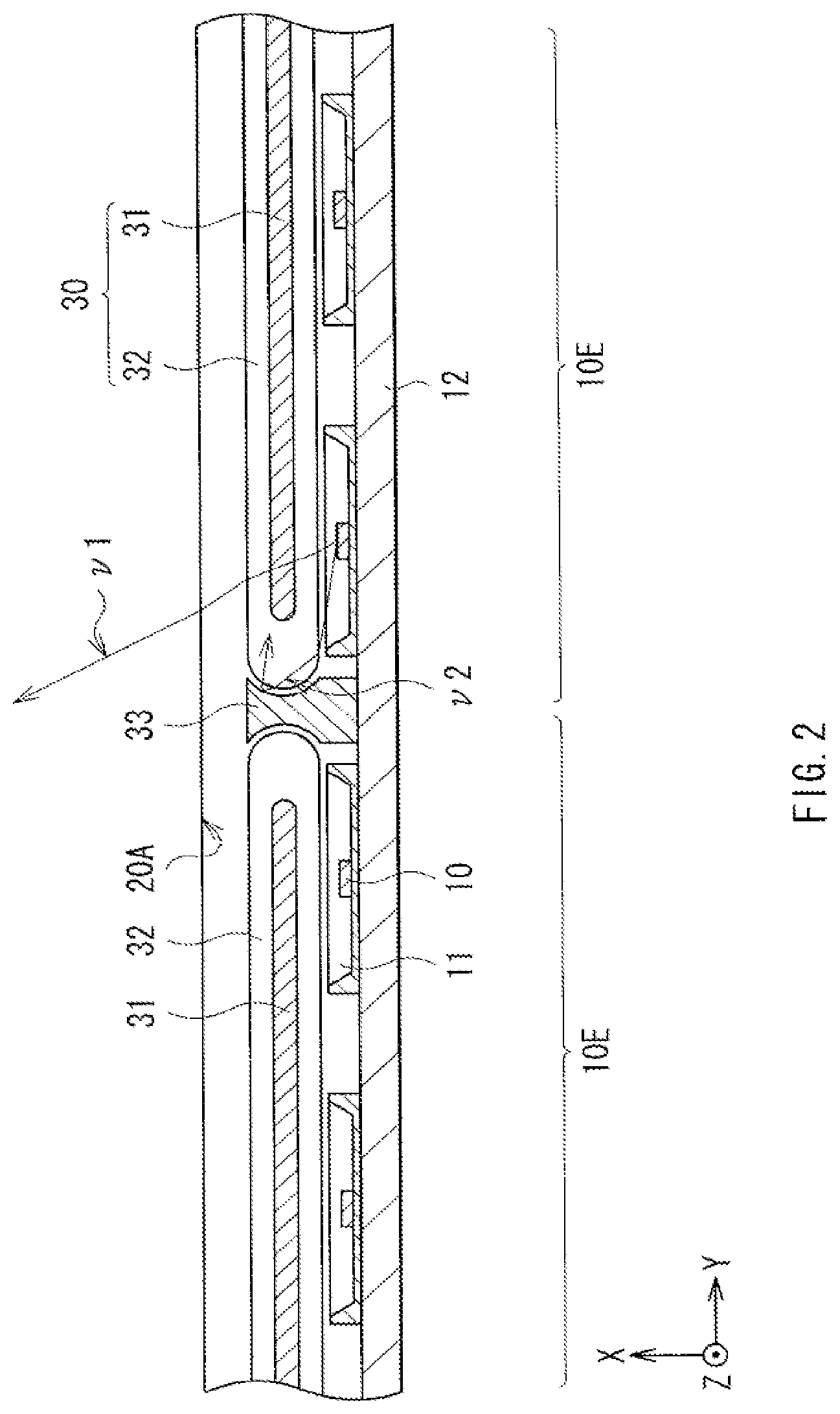 Patent US12306430 Figure 2 – Light emitting unit, display, and lighting apparatus