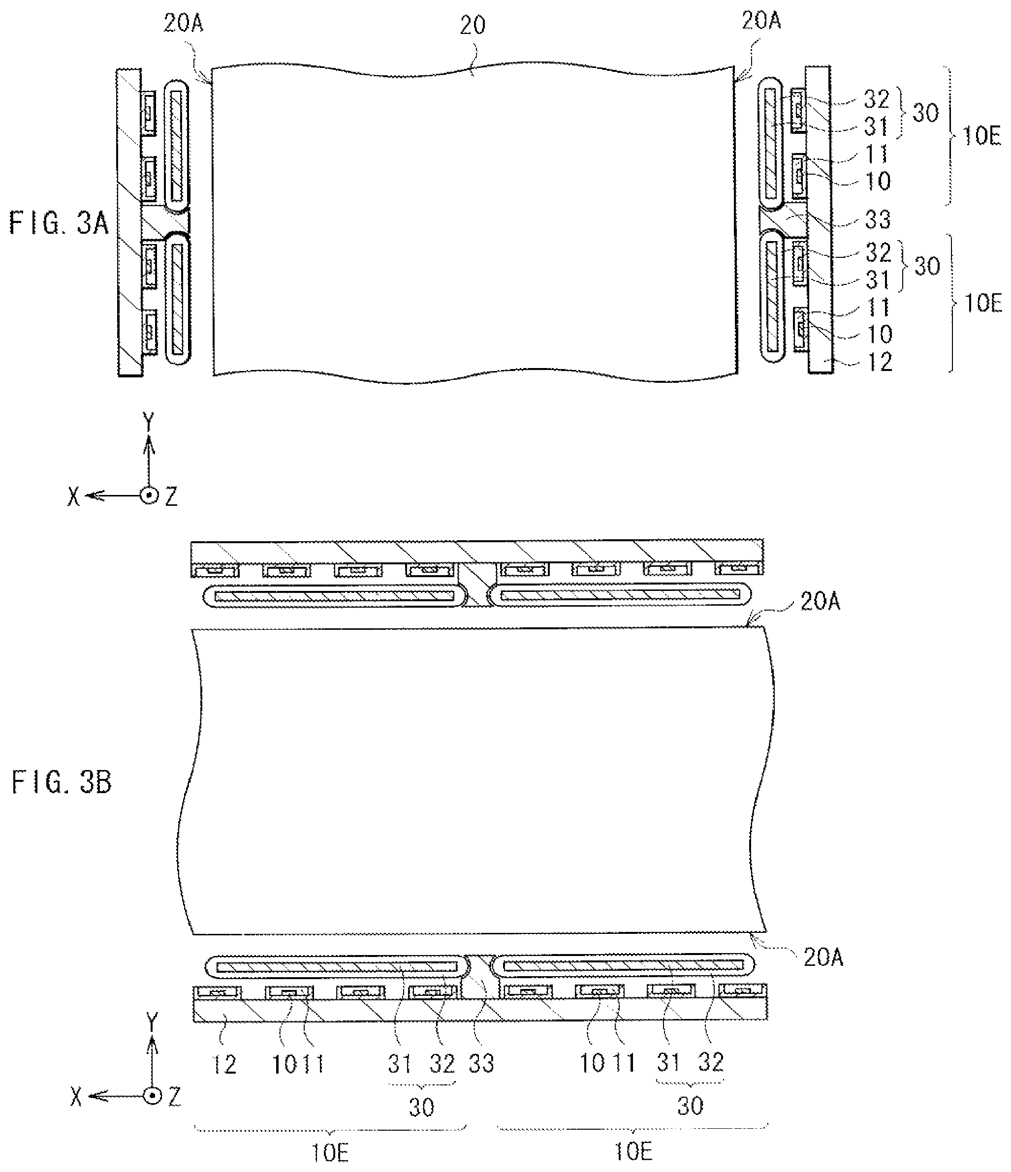 Patent US12306430 Figure 3 – Light emitting unit, display, and lighting apparatus