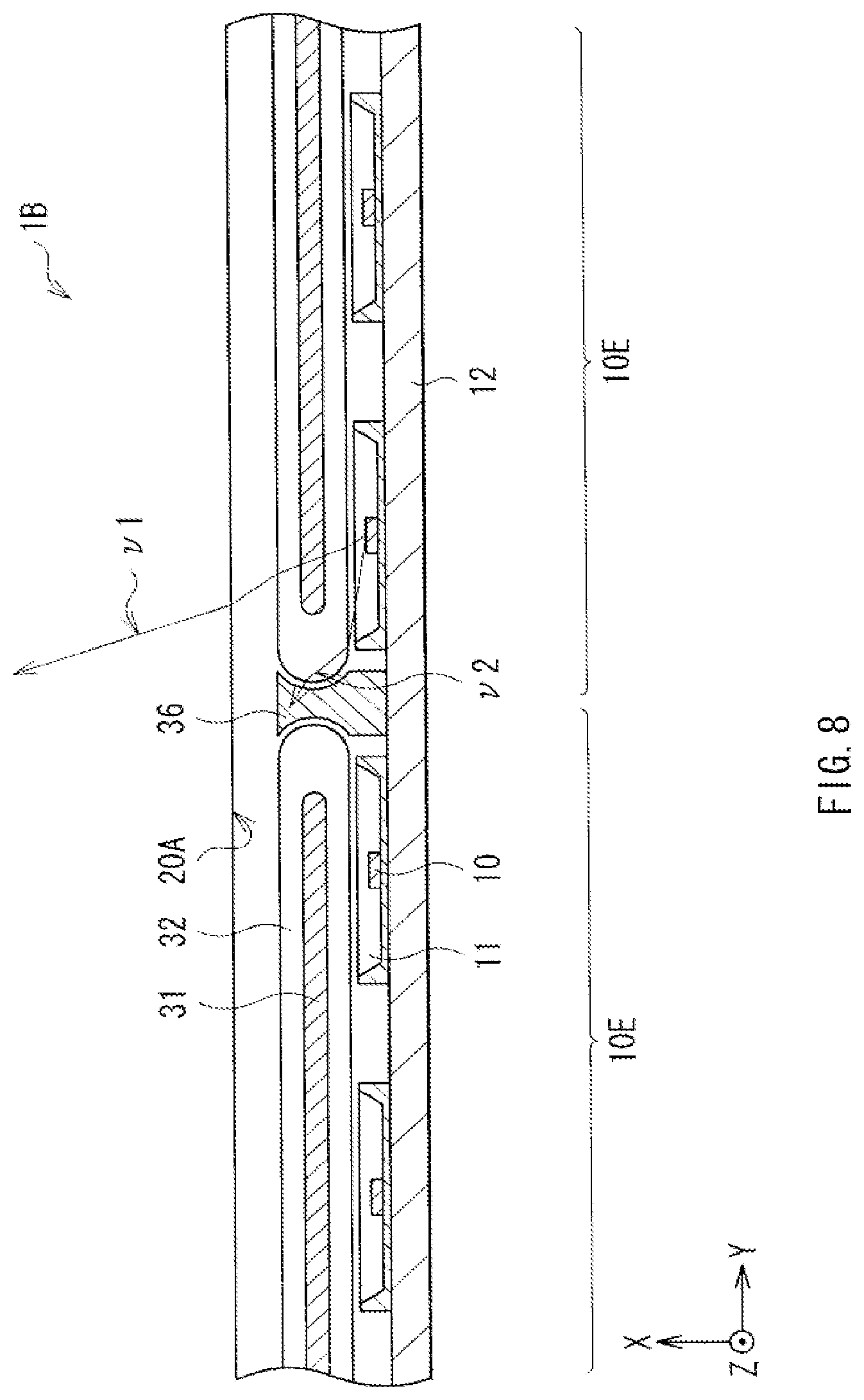 Patent US12306430 Figure 7 – Light emitting unit, display, and lighting apparatus