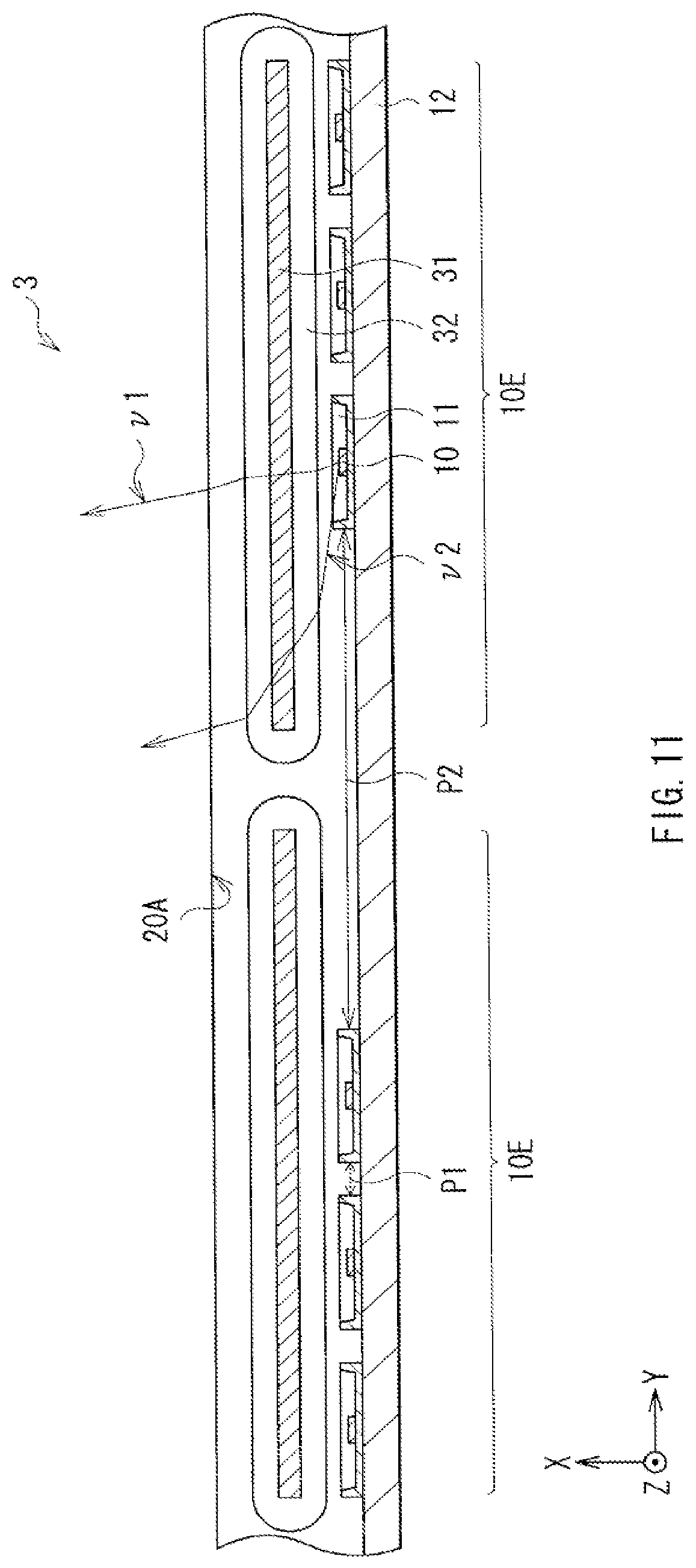 Patent US12306430 Figure 10 – Light emitting unit, display, and lighting apparatus