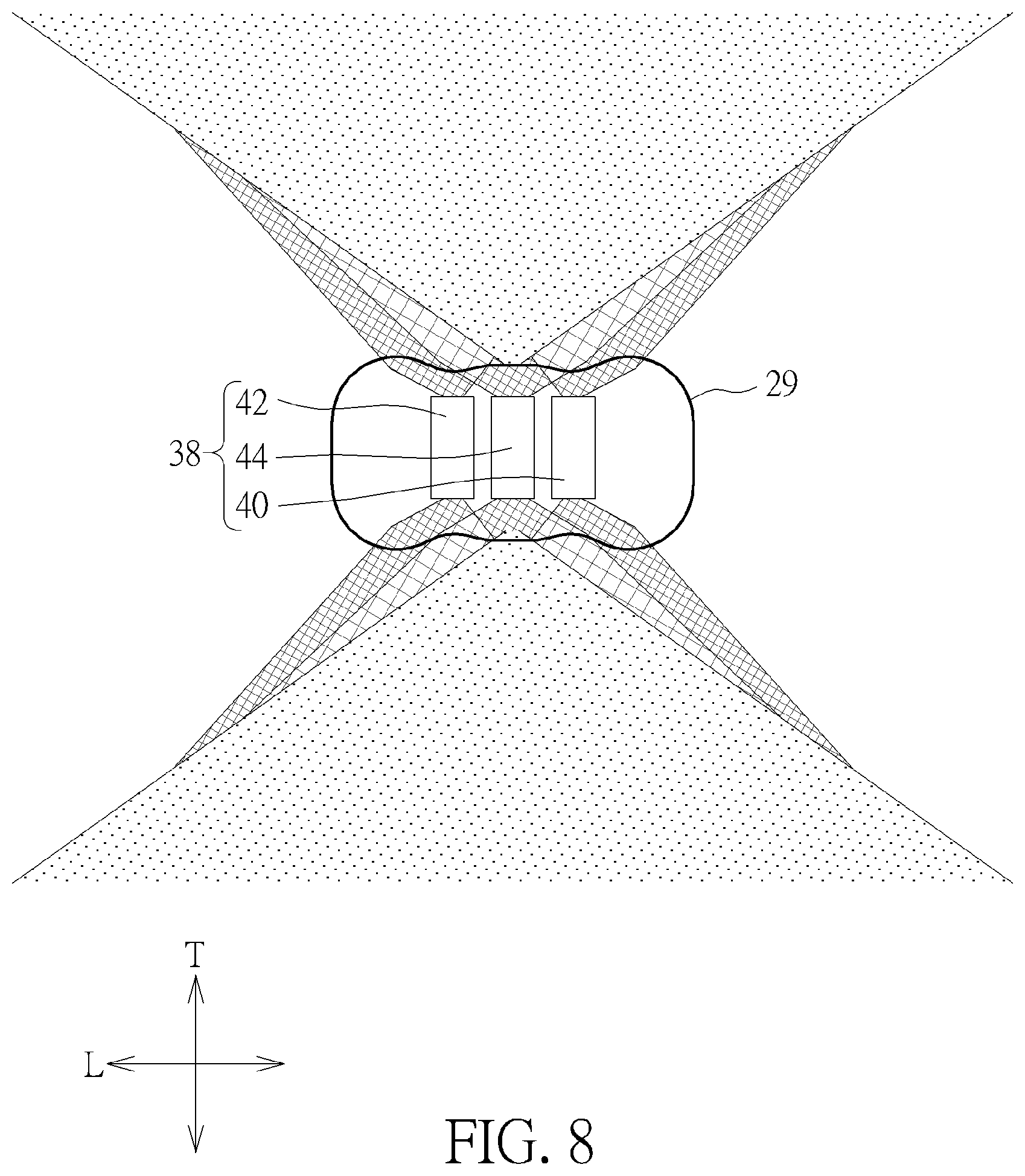 Patent US12306431 Figure 9 – Keyswitch having backlight module with multiple lighting units and light modifiers