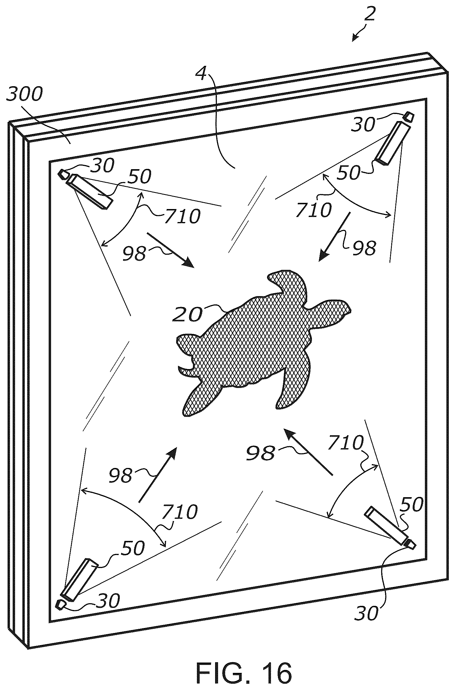 Patent US12306432 Figure 12 – Method of making thin light guide illumination systems using side-emitting LEDs