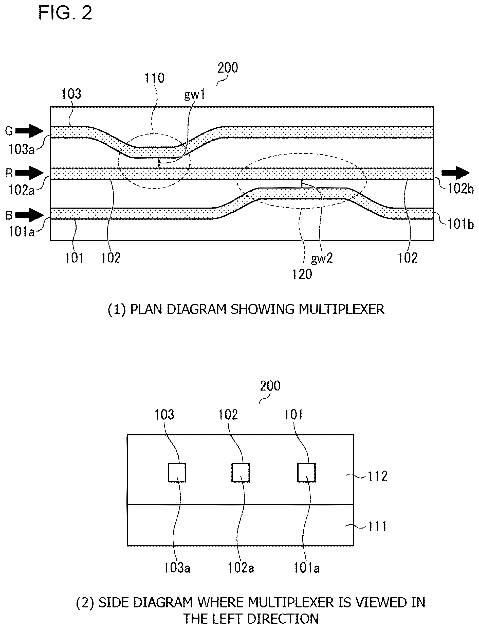 Patent US12306435 Figure 2 – Optical multiplexer and manufacturing method for the same