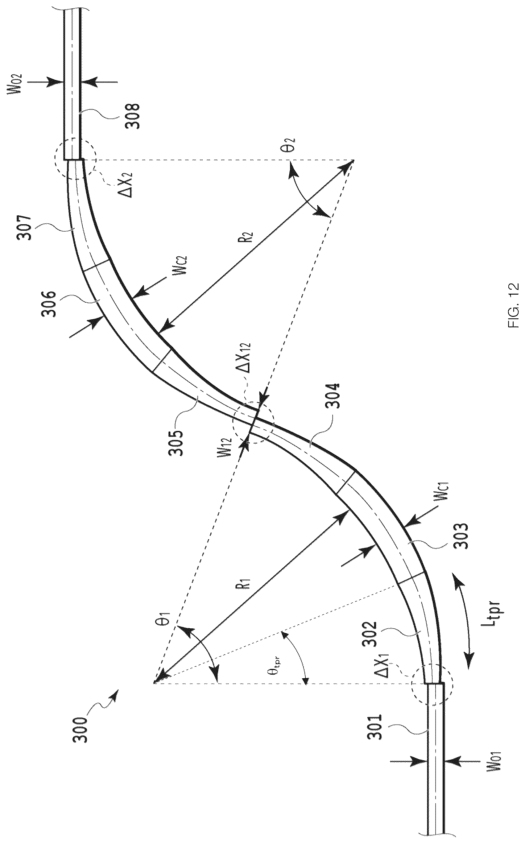 Patent US12306438 Figure 13 – Optical waveguide