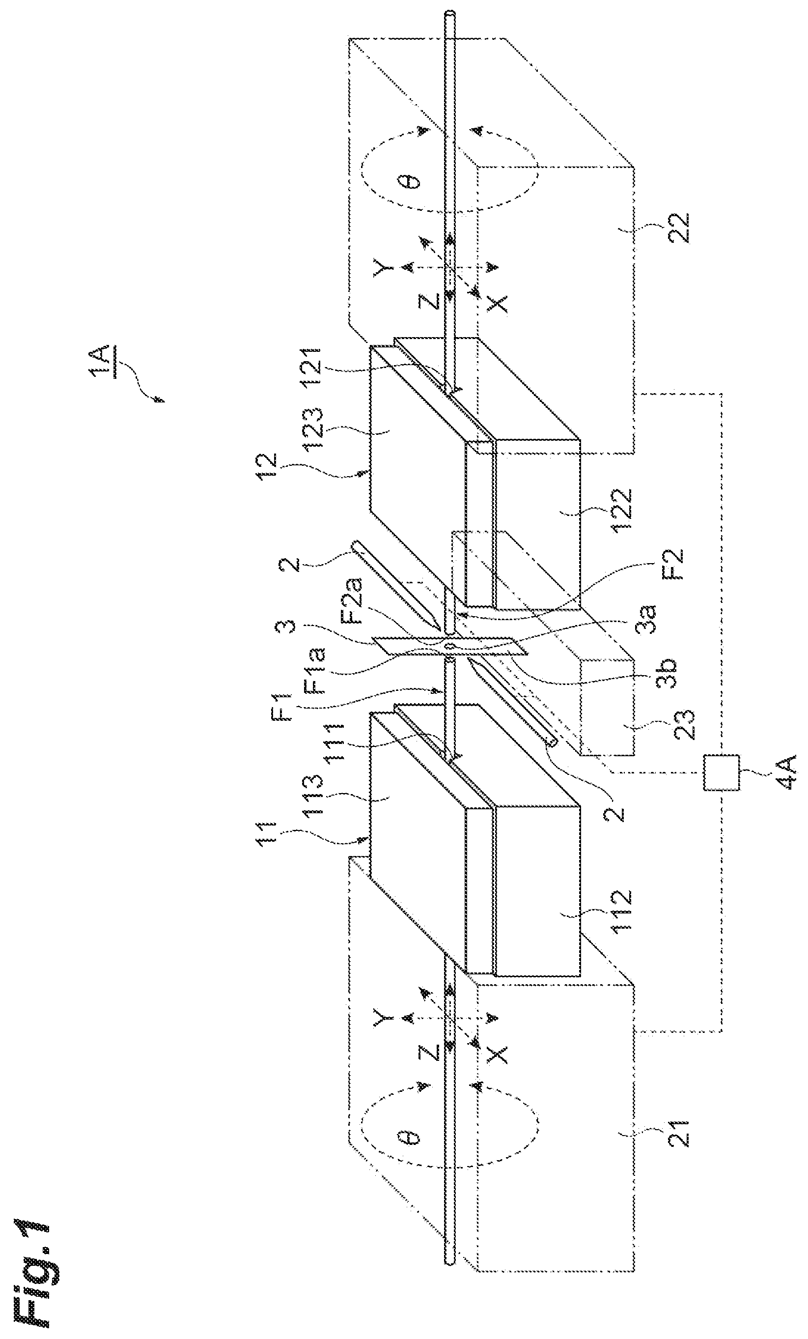 Patent US12306441 Figure 1 – Fusion splicer and fusion splicing method