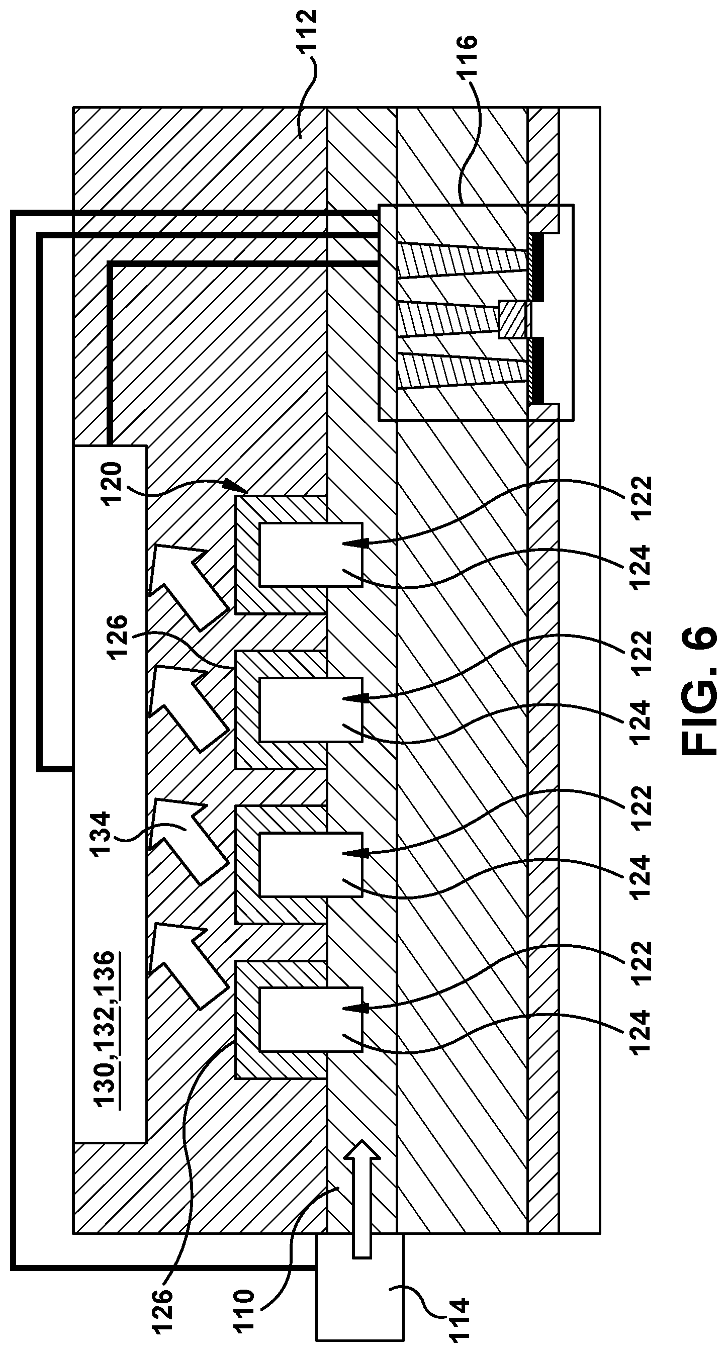Patent US12306442 Figure 5 – Structure including grating coupler with optofluidic grating channels