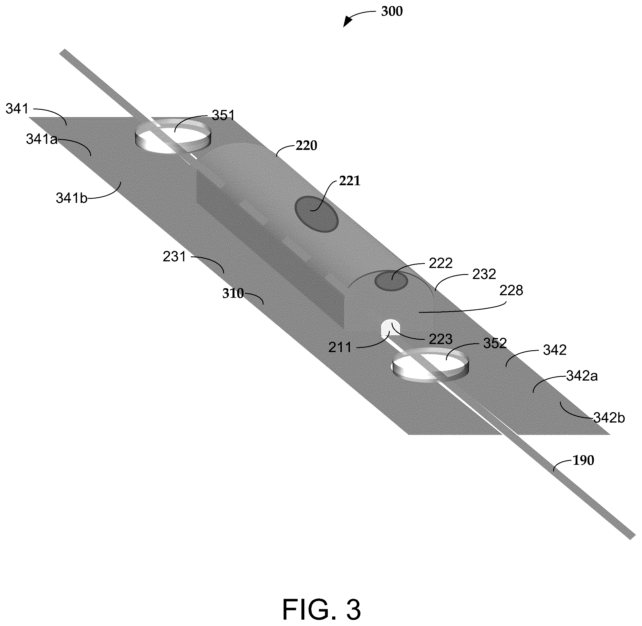 Patent US12306443 Figure 5 – Optical fiber attachment device