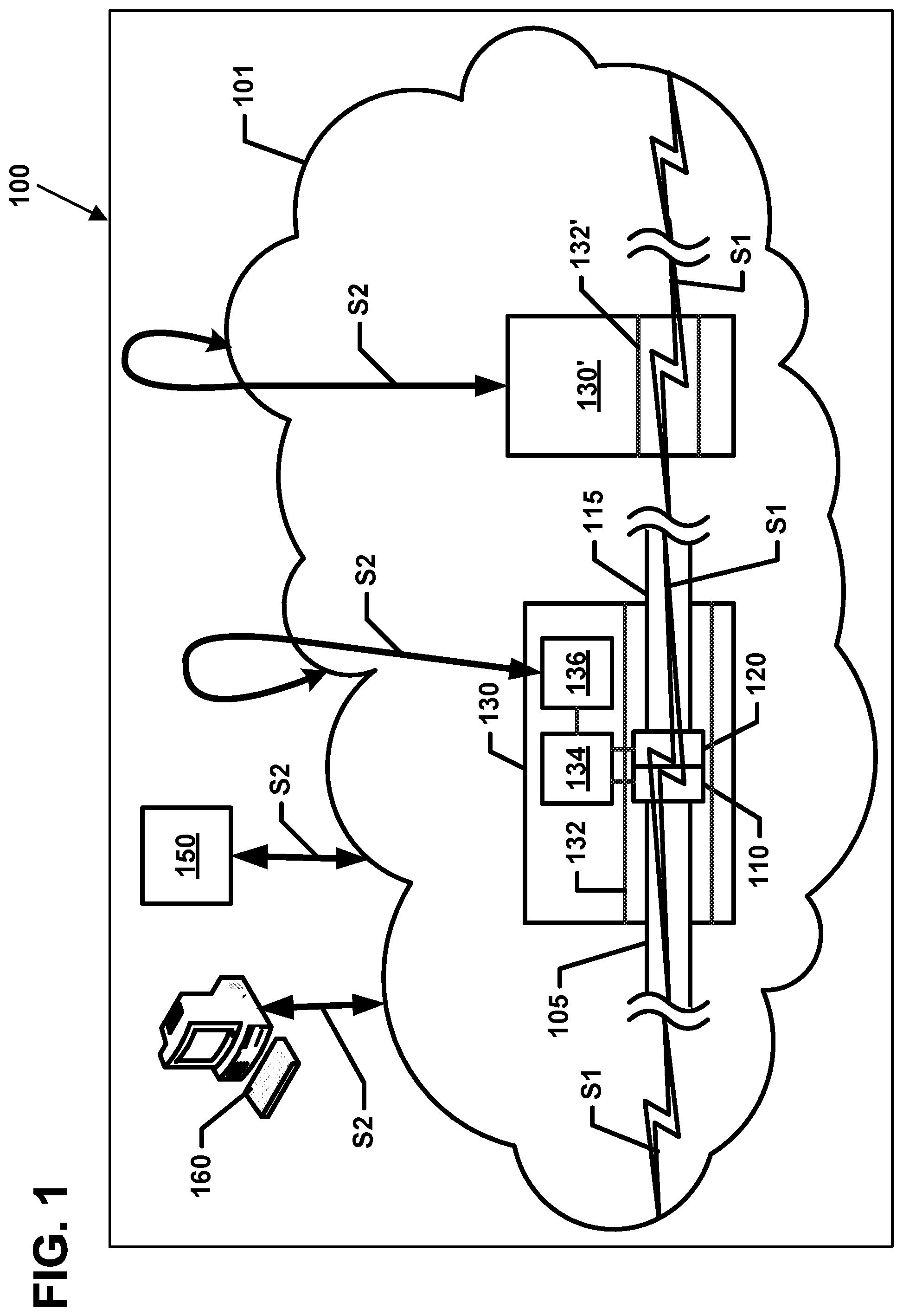 Patent US12306444 Figure 1 – Managed fiber connectivity systems