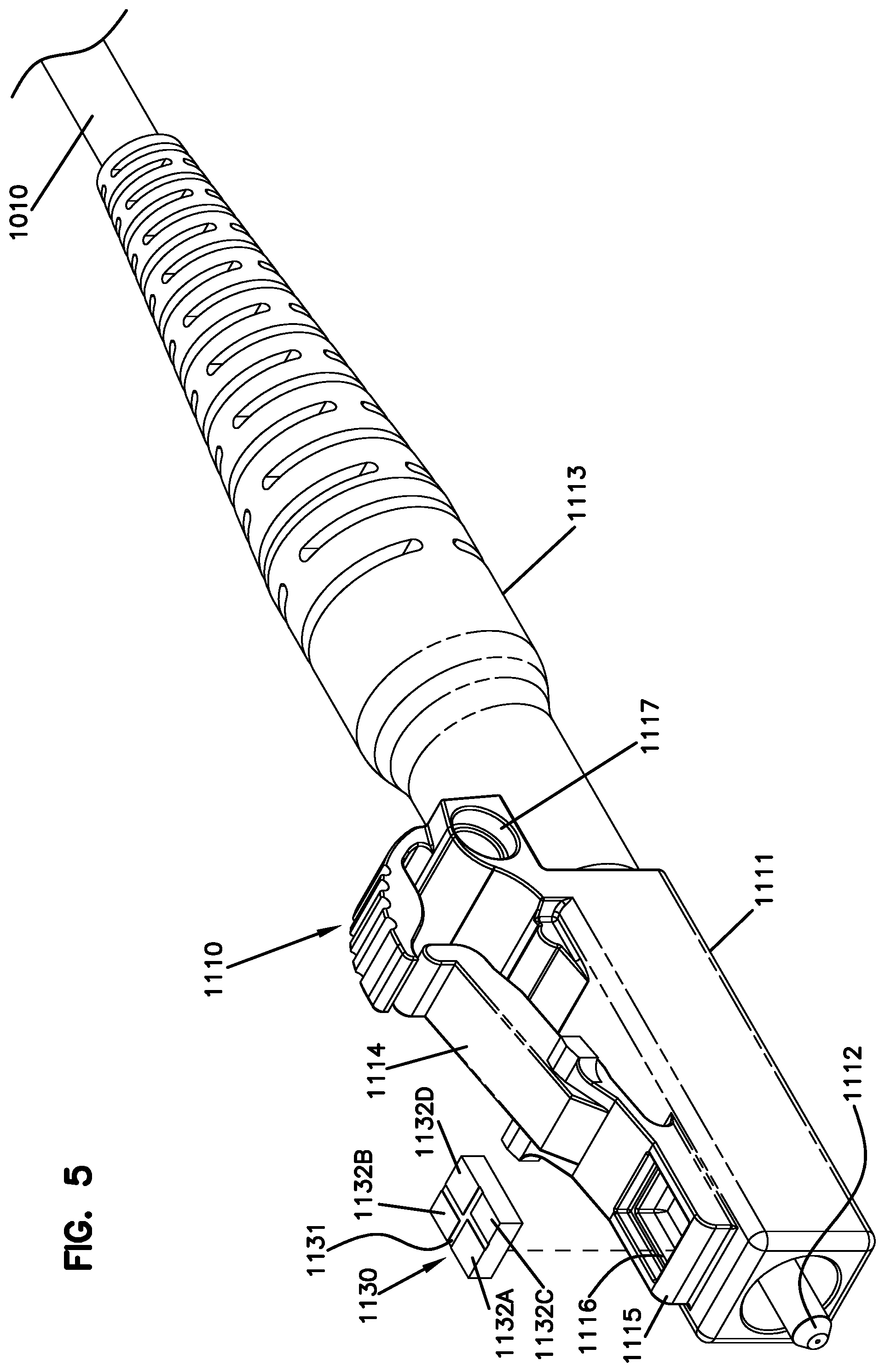 Patent US12306444 Figure 5 – Managed fiber connectivity systems