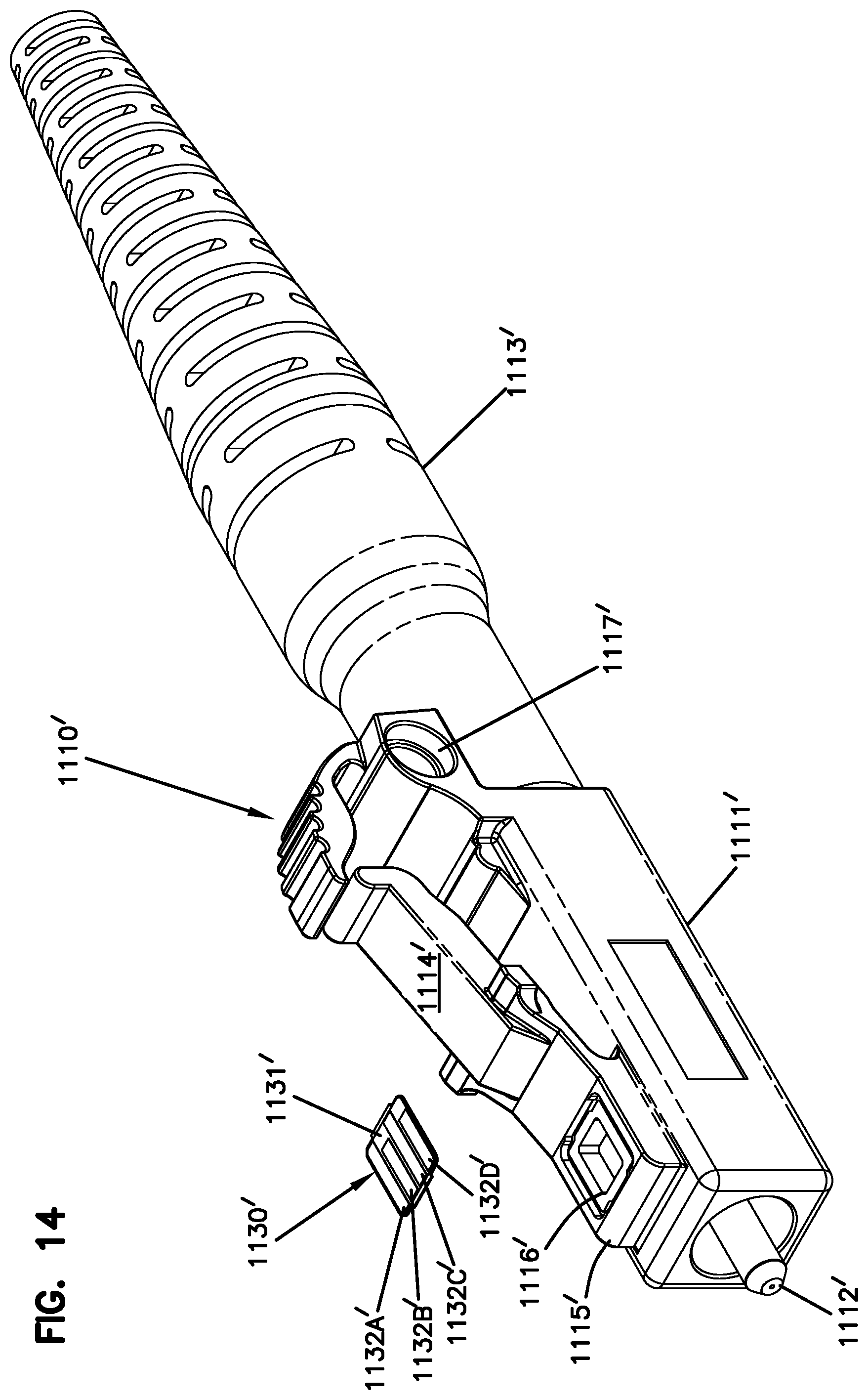 Patent US12306444 Figure 14 – Managed fiber connectivity systems
