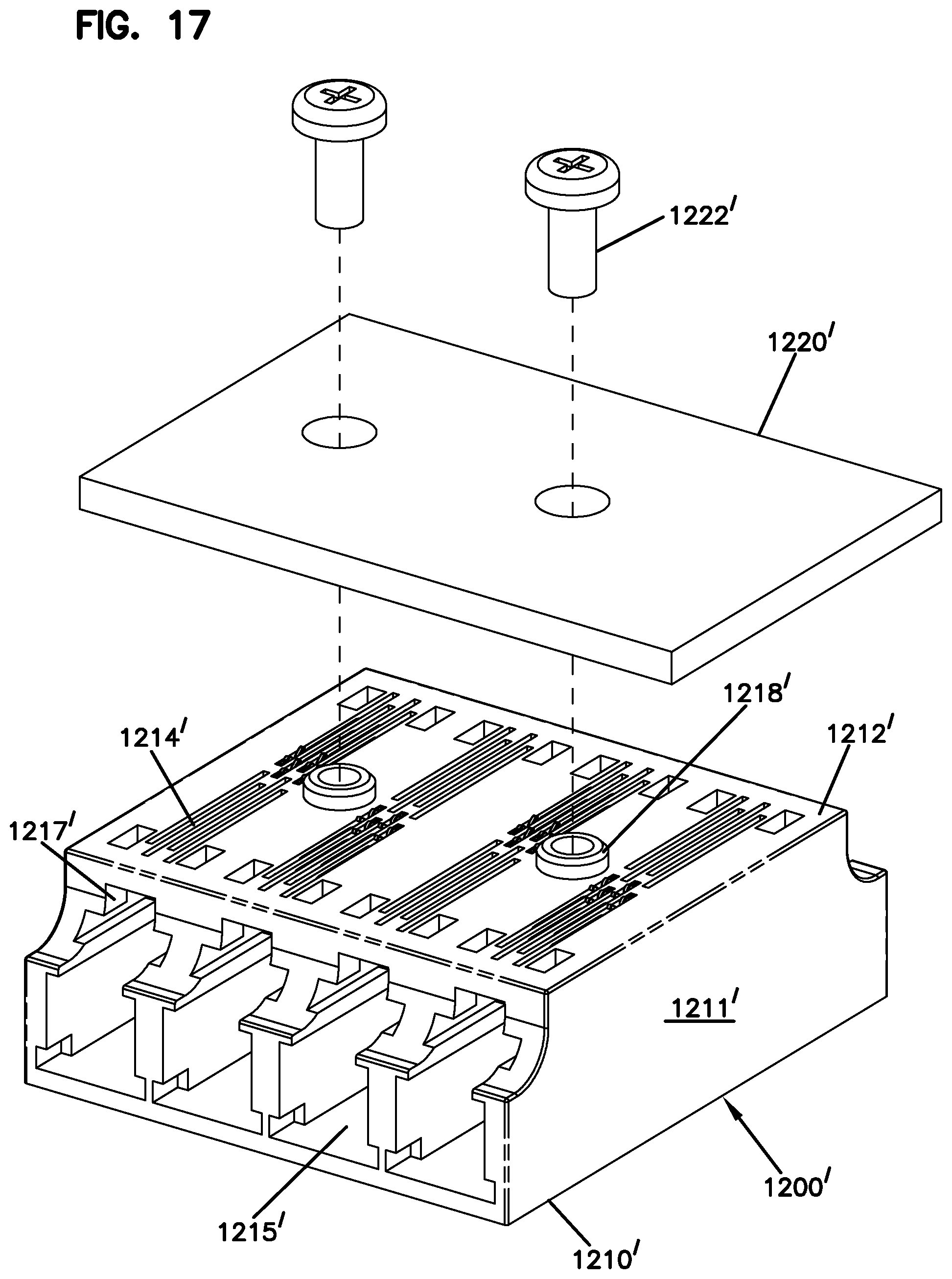 Patent US12306444 Figure 17 – Managed fiber connectivity systems