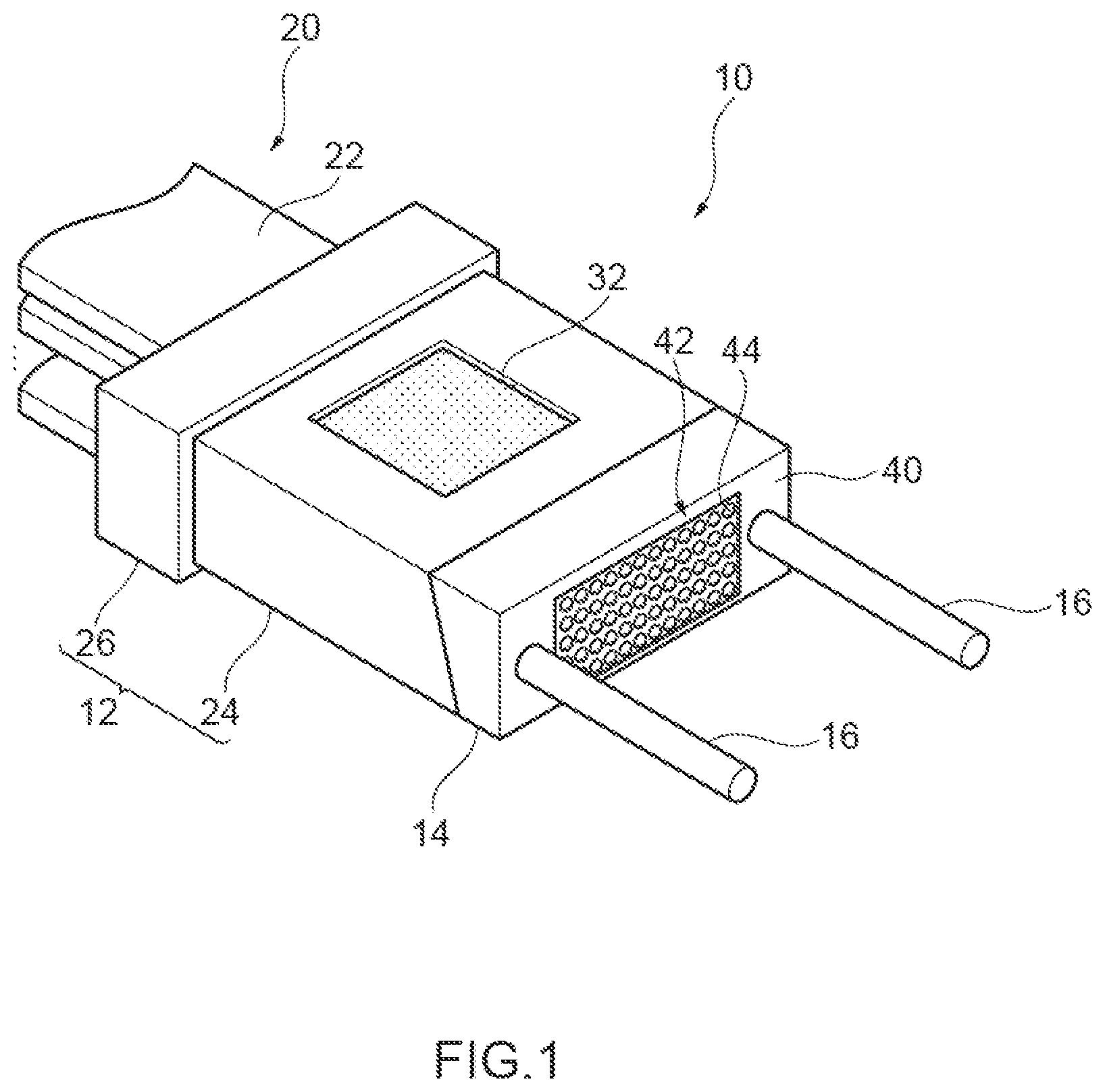 Patent US12306445 Figure 1 – Optical connector and optical connector connection structure