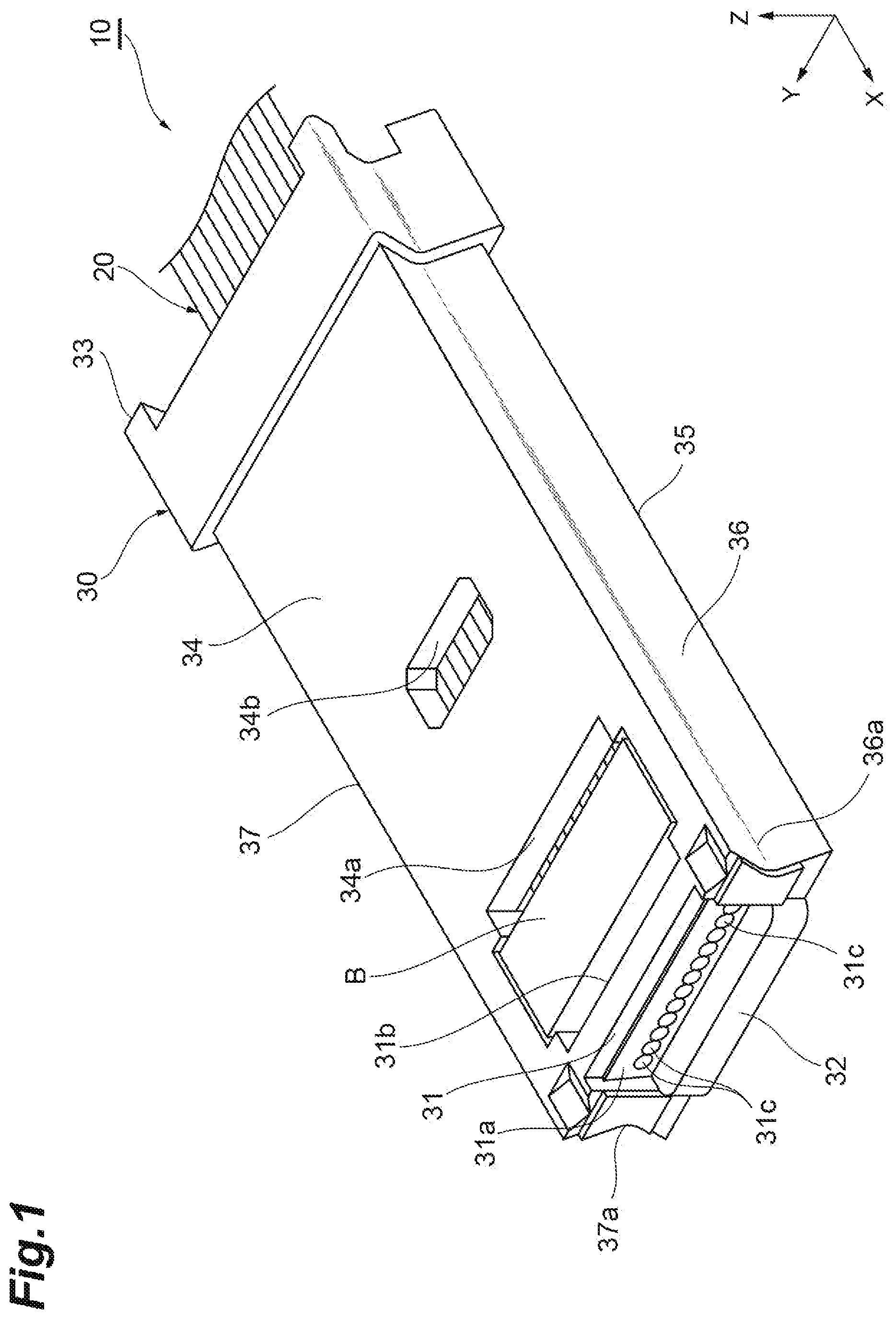 Patent US12306446 — Ferrule and optical connector — Figure 1