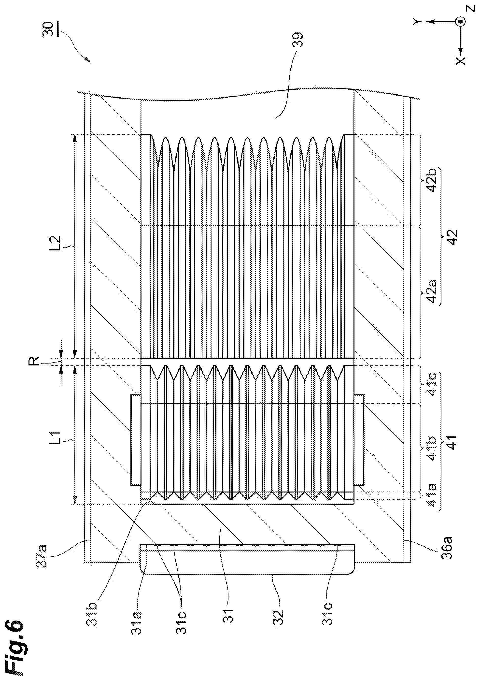 Patent US12306446 Figure 6 – Ferrule and optical connector