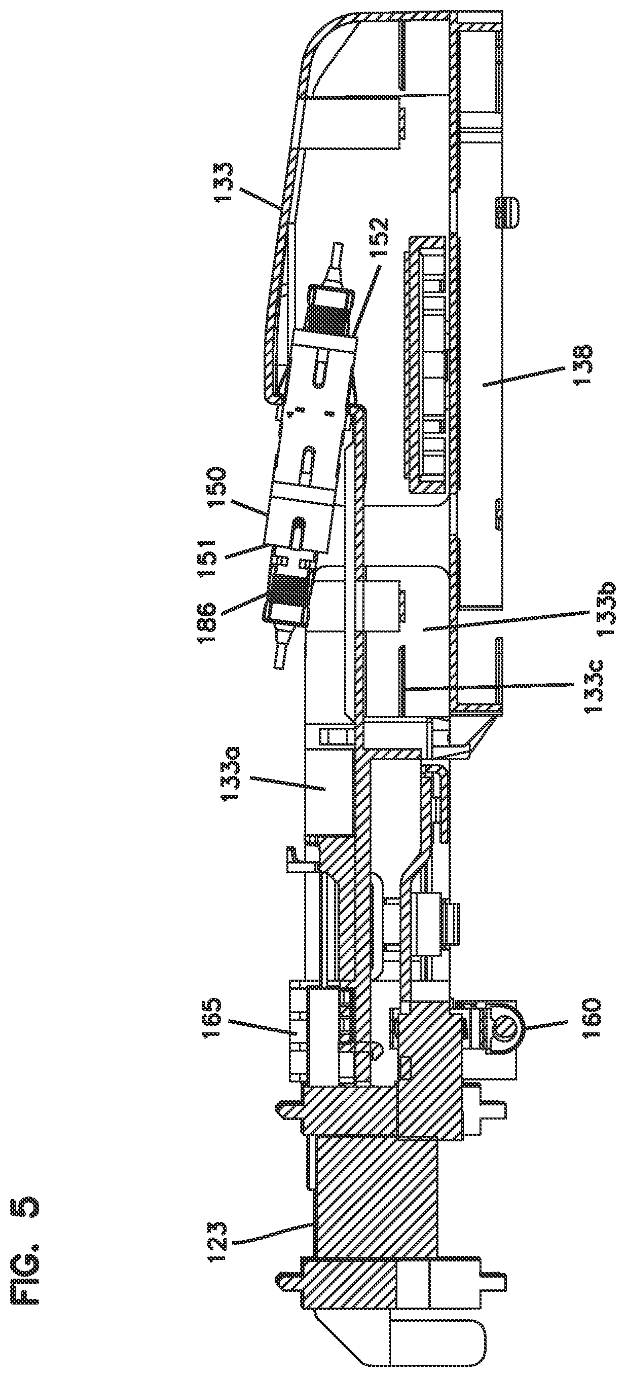Patent US12306449 Figure 5 – Cable sealant arrangement with port size reducer