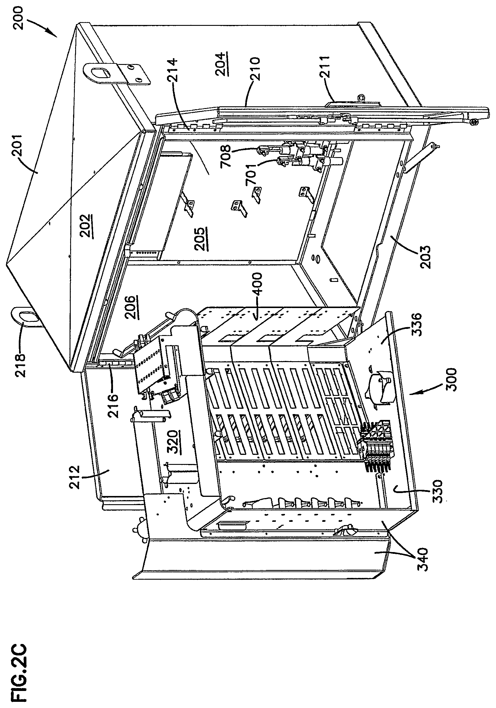 Patent US12306450 Figure 4 – Fiber distribution hub