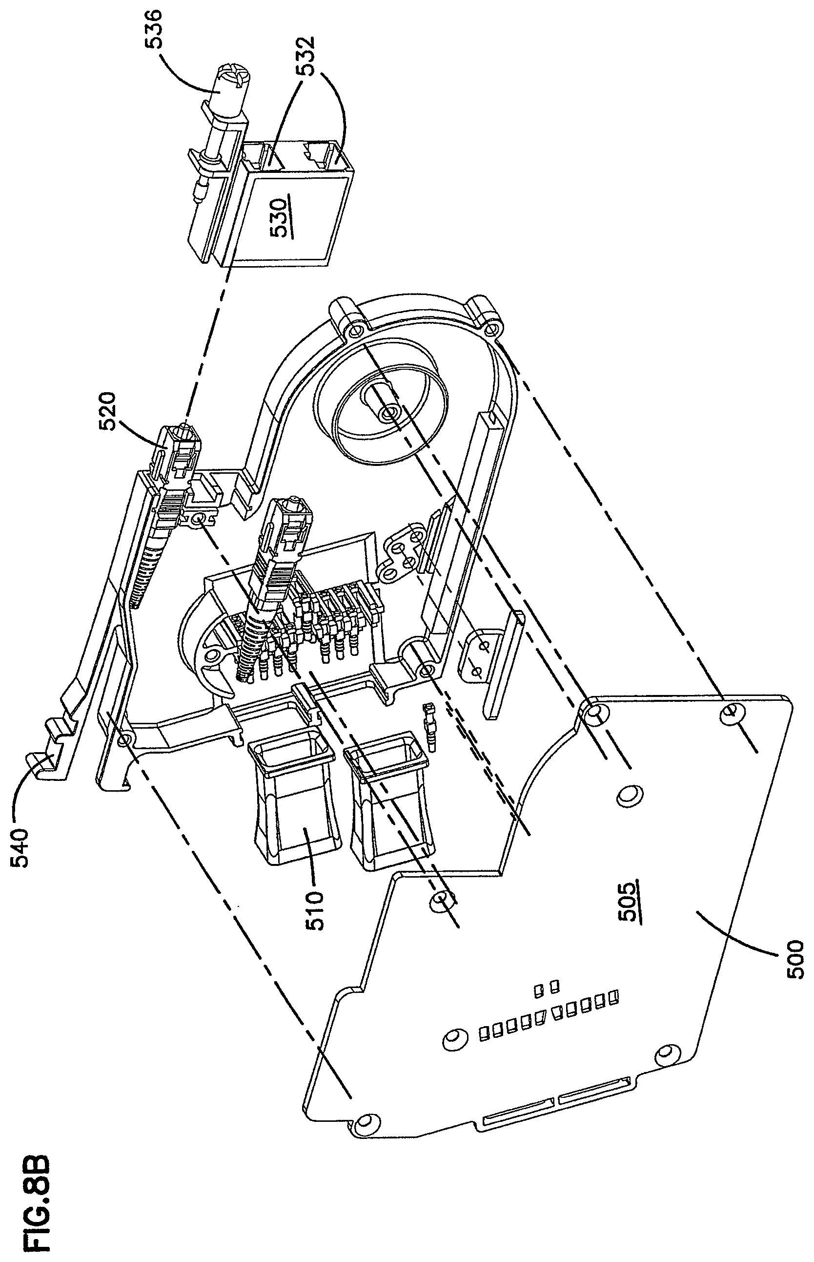 Patent US12306450 Figure 11 – Fiber distribution hub