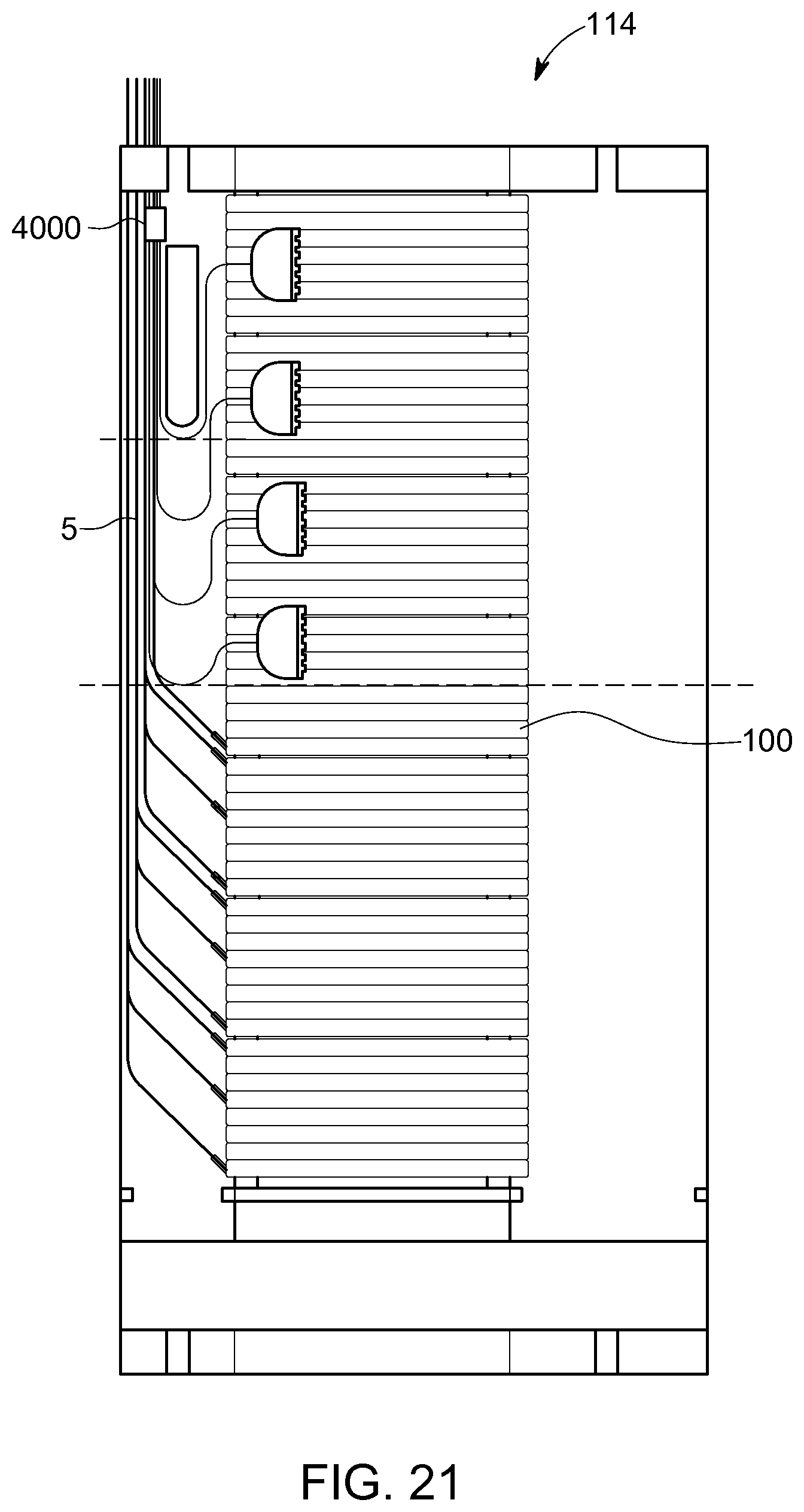 Patent US12306451 Figure 18 – Frame assemblies for optical fiber distribution elements