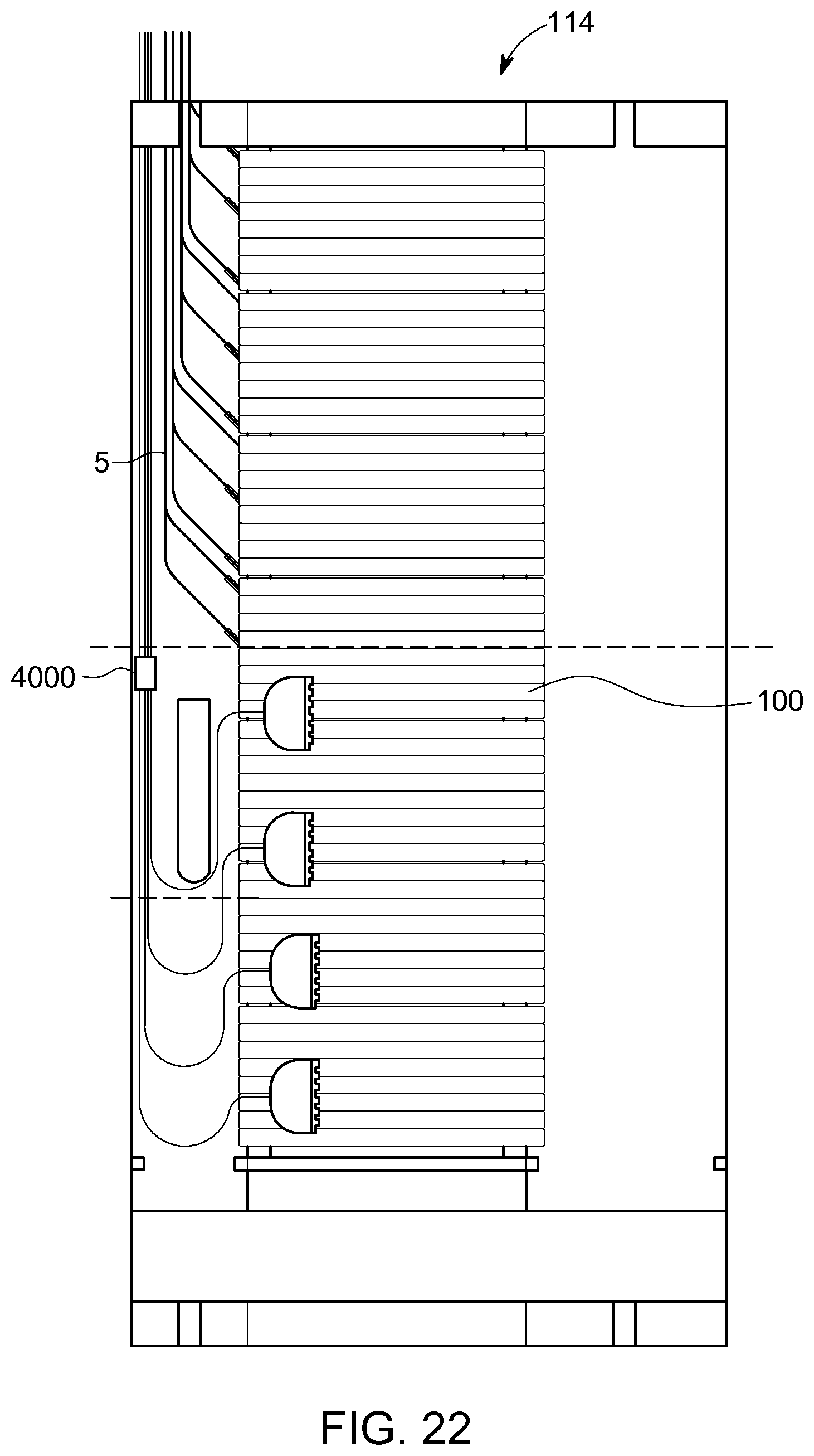 Patent US12306451 Figure 19 – Frame assemblies for optical fiber distribution elements