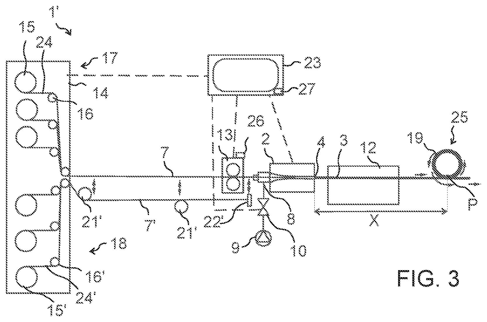 Patent US12306453 Figure 2 – Apparatus and a method for processing an optical fiber unit