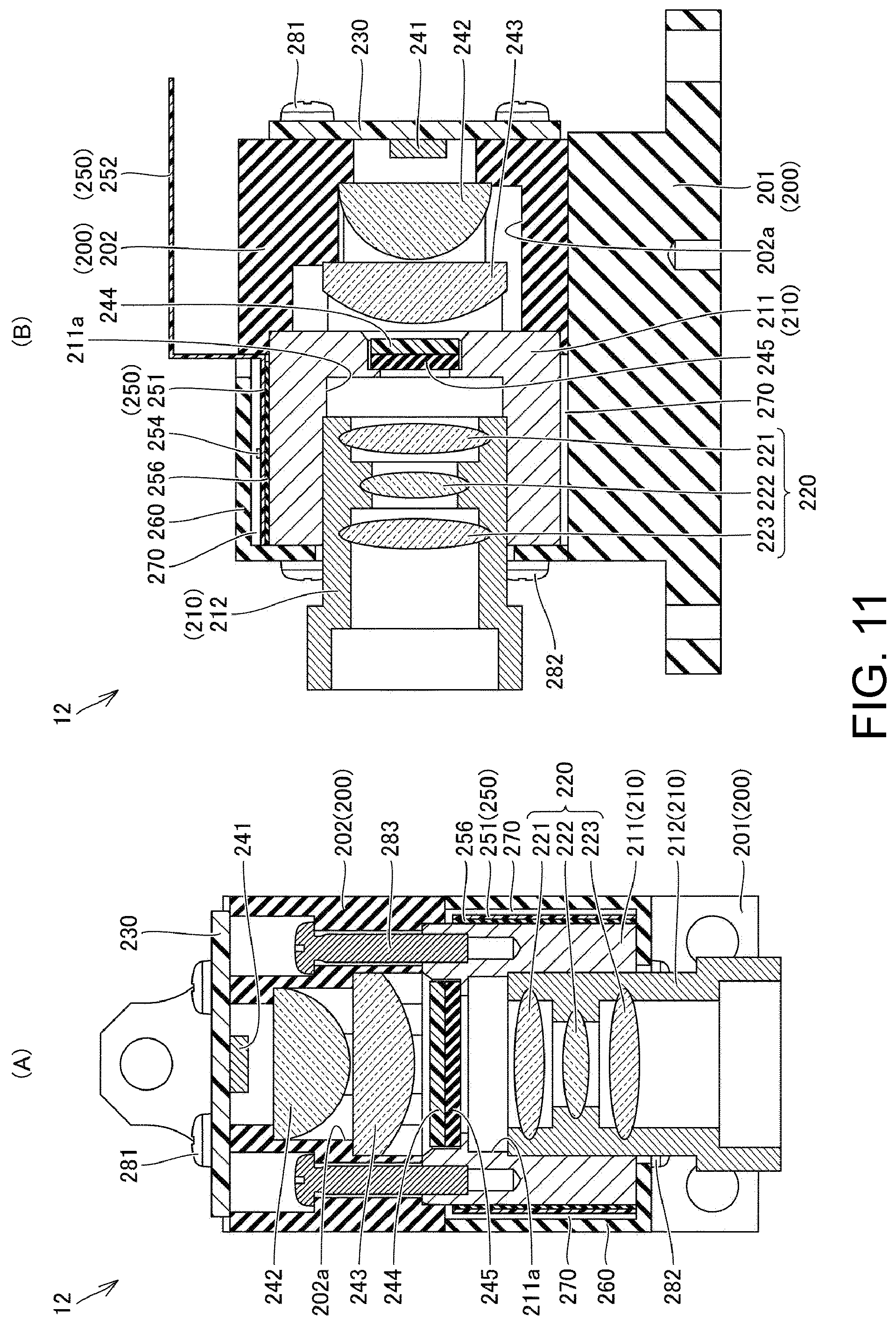 Patent US12306456 Figure 9 – Optical assembly for three-dimensional measurement device and three-dimensional measurement device equipped with same