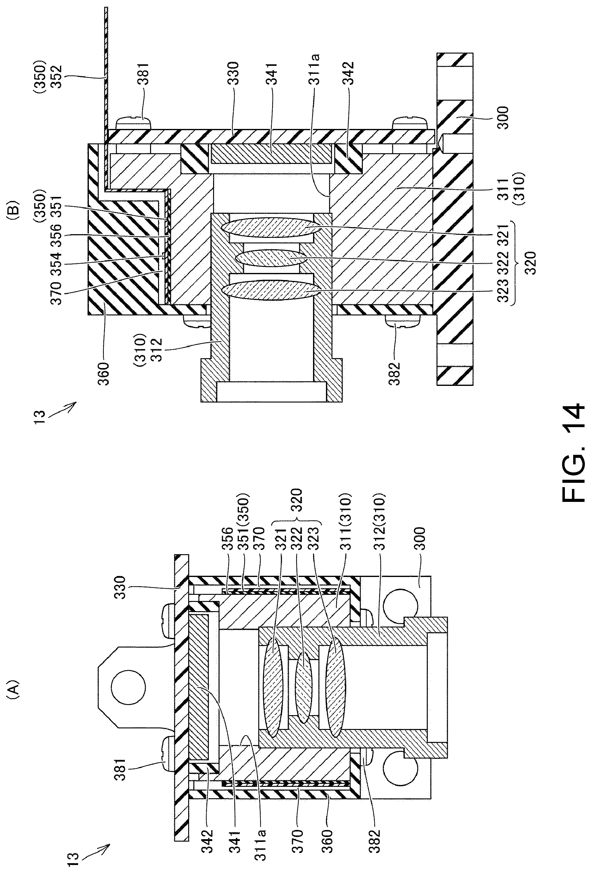 Patent US12306456 Figure 12 – Optical assembly for three-dimensional measurement device and three-dimensional measurement device equipped with same