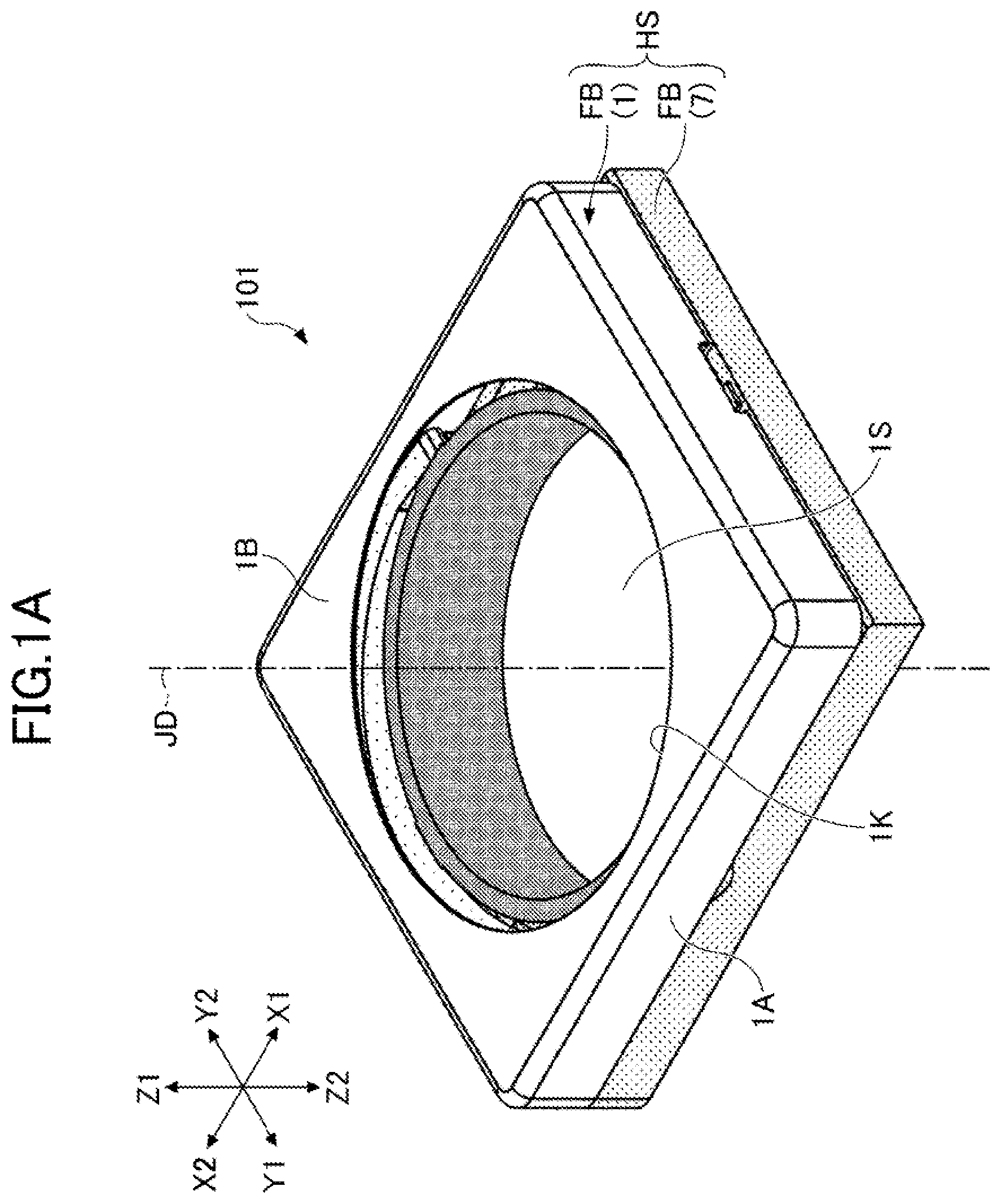 Patent US12306459 Figure 1 – Lens driving device and camera module